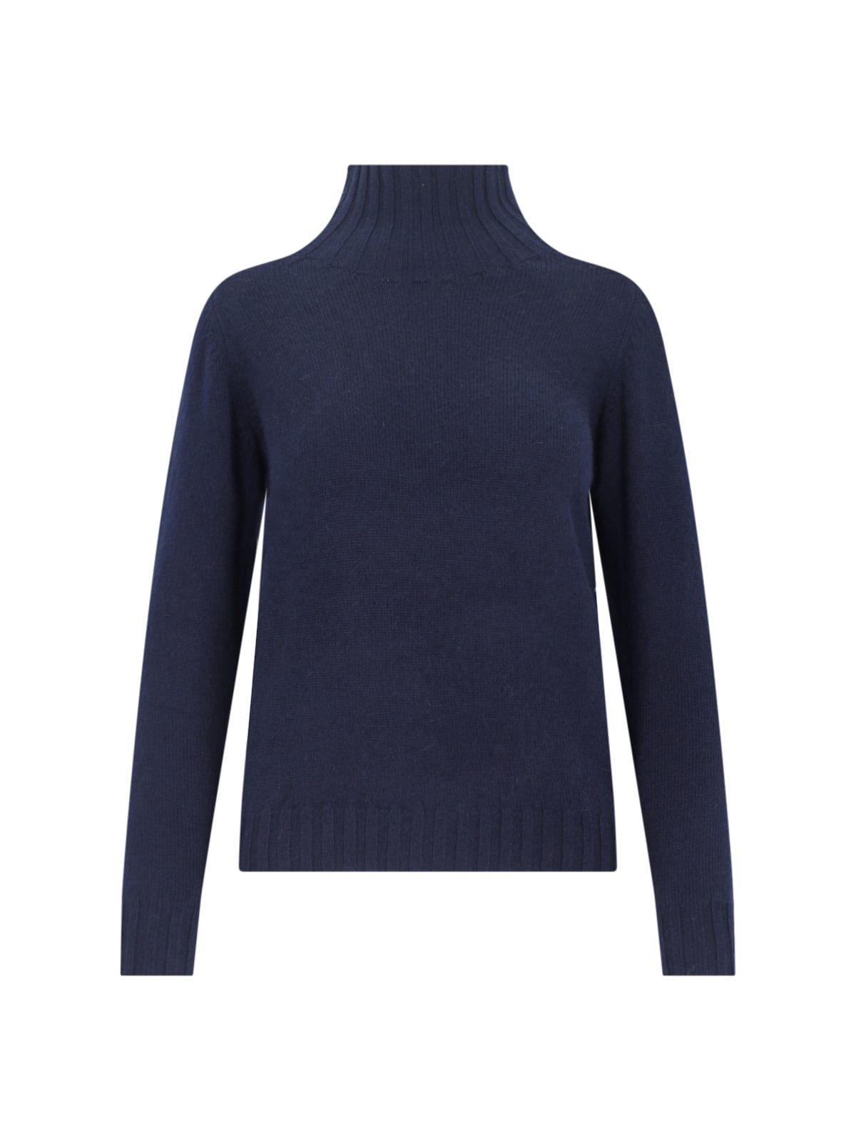 Shop Zanone High Neck Sweater In Blue