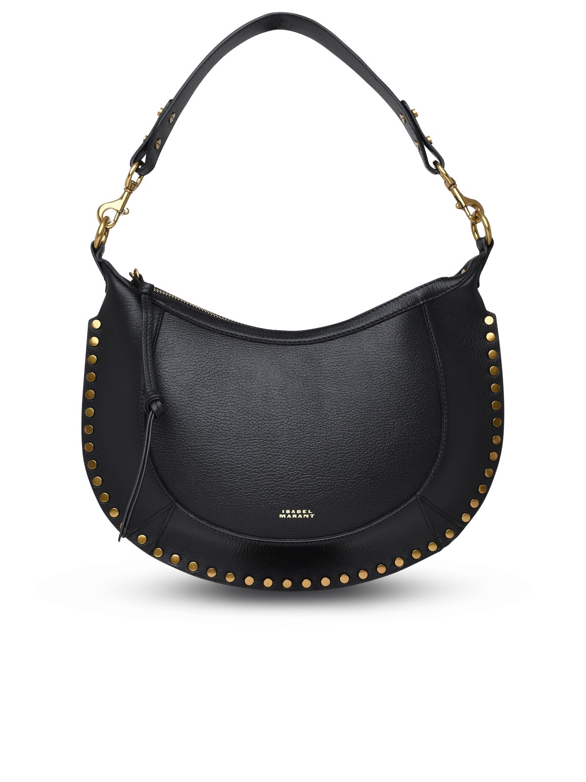 Shop Isabel Marant Naoko Black Leather Bag