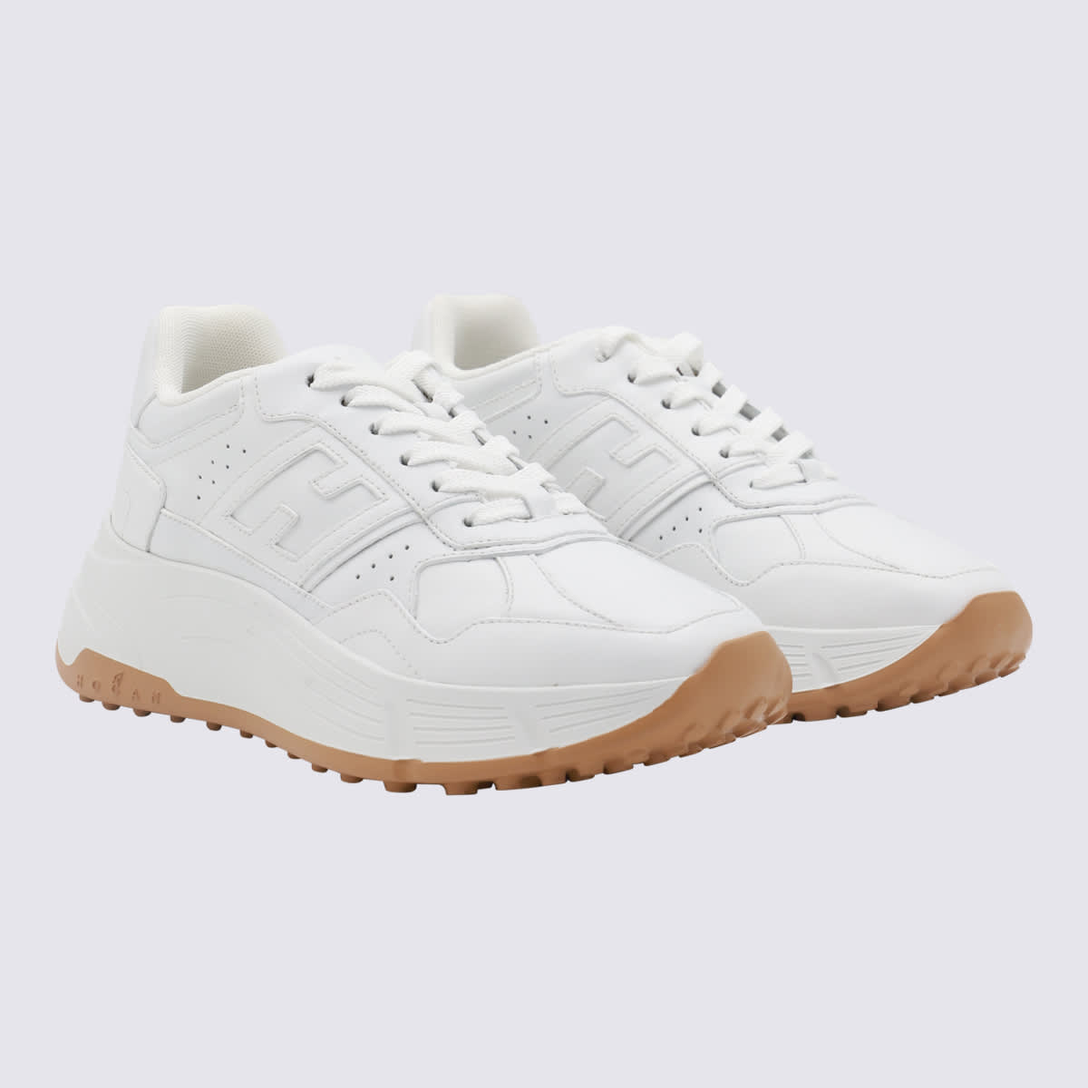 Shop Hogan White Sneakers