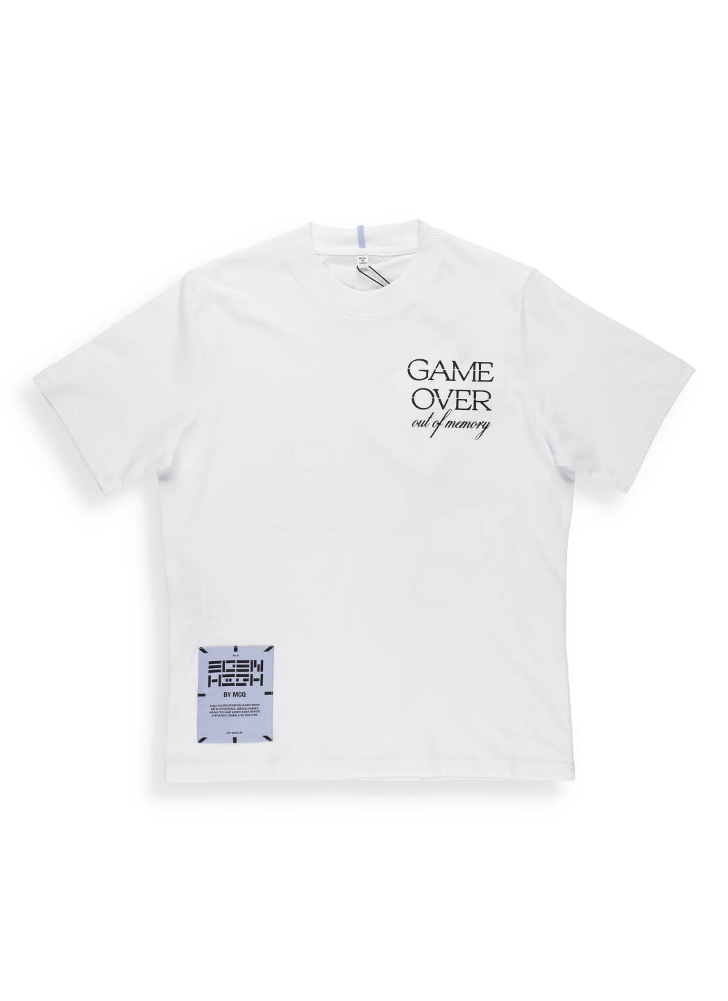 Mcq By Alexander Mcqueen Eden High: Cotton T-shirt In Optic White