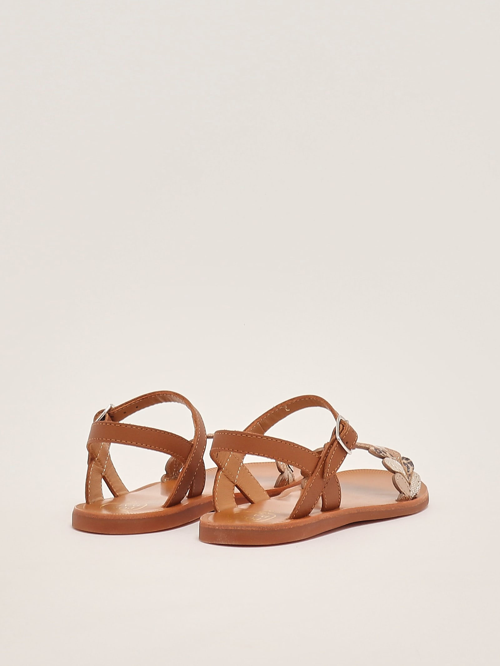 Pom D'api Plagette Ferns Sandal In Brown