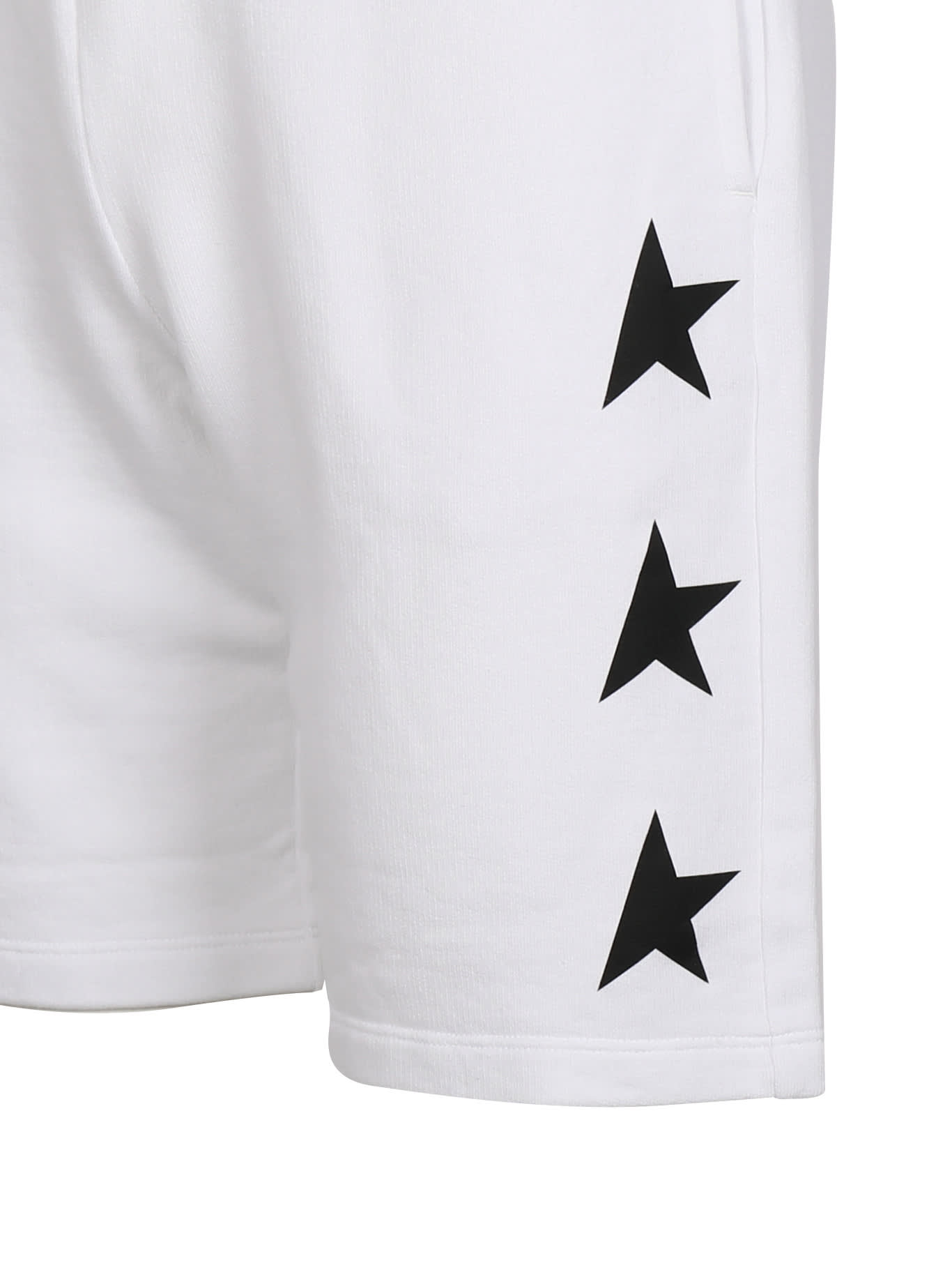 Golden Goose Diego Star Short Sweatpants In Gray