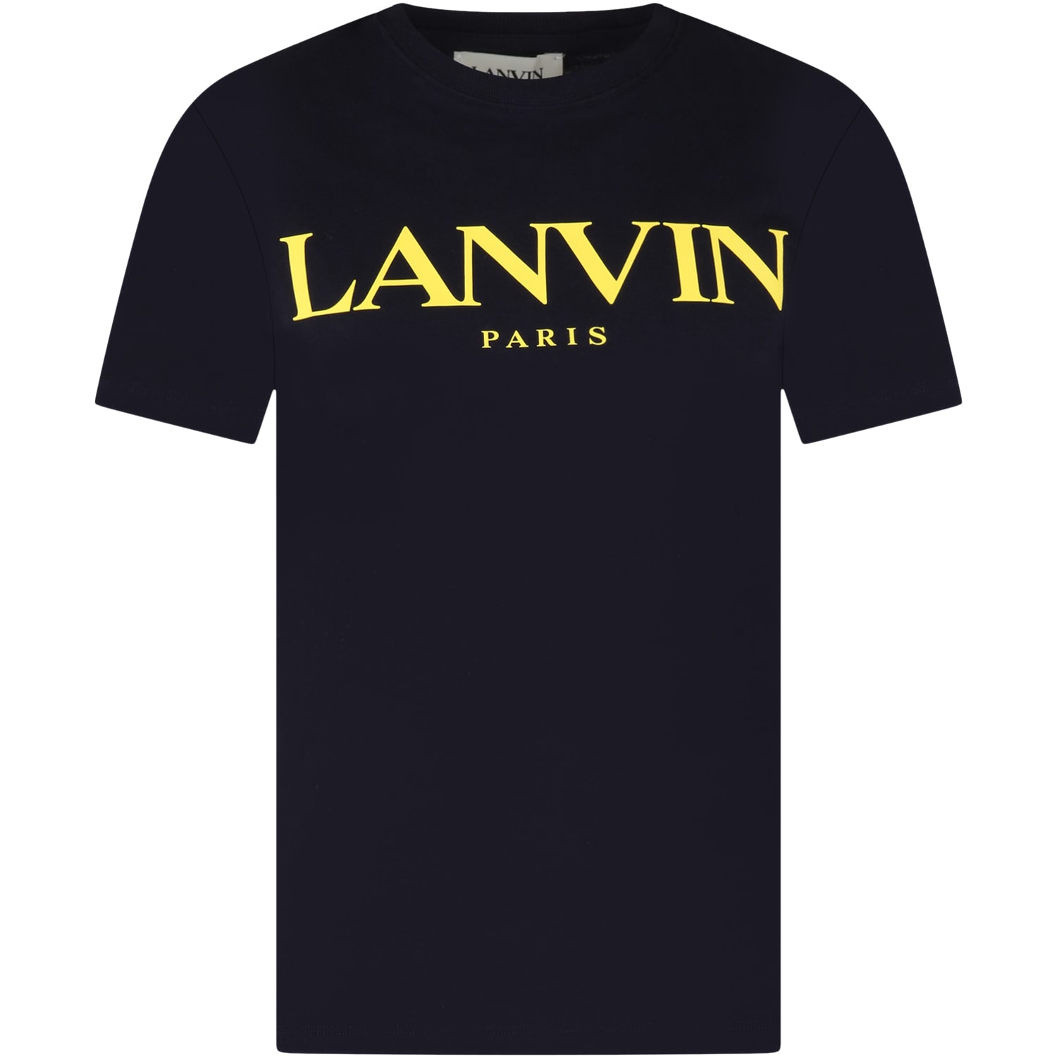 Lanvin Short Sleeves T-shirts Blu