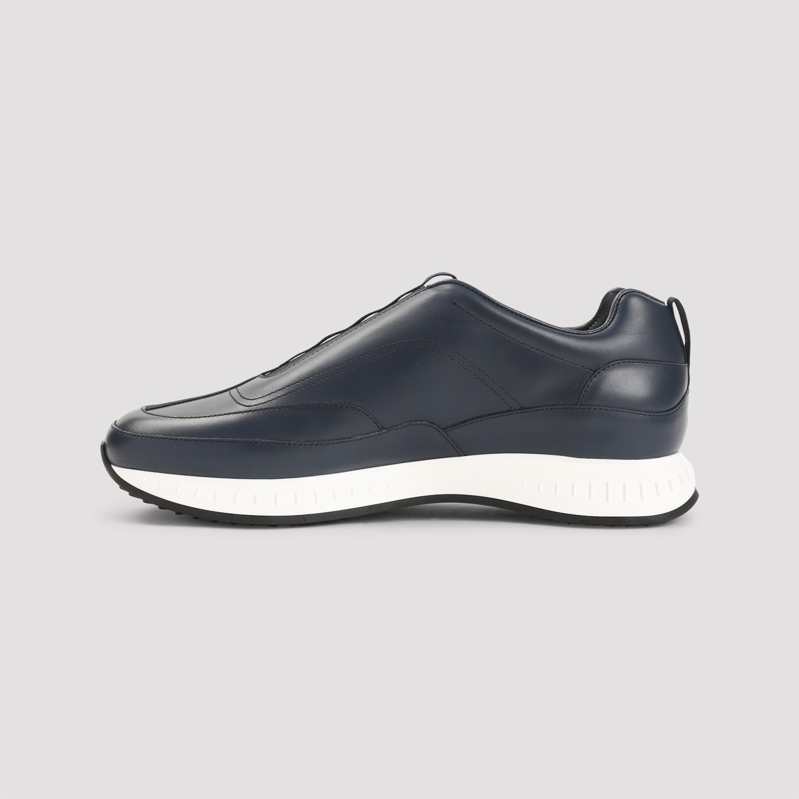 John Lobb Stylish Sneakers With Contrast Sole And Pull Tab