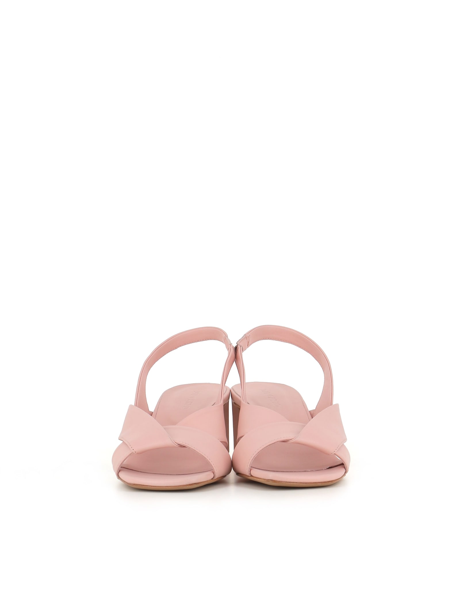 Shop Del Carlo Sandal 11709 In Nude