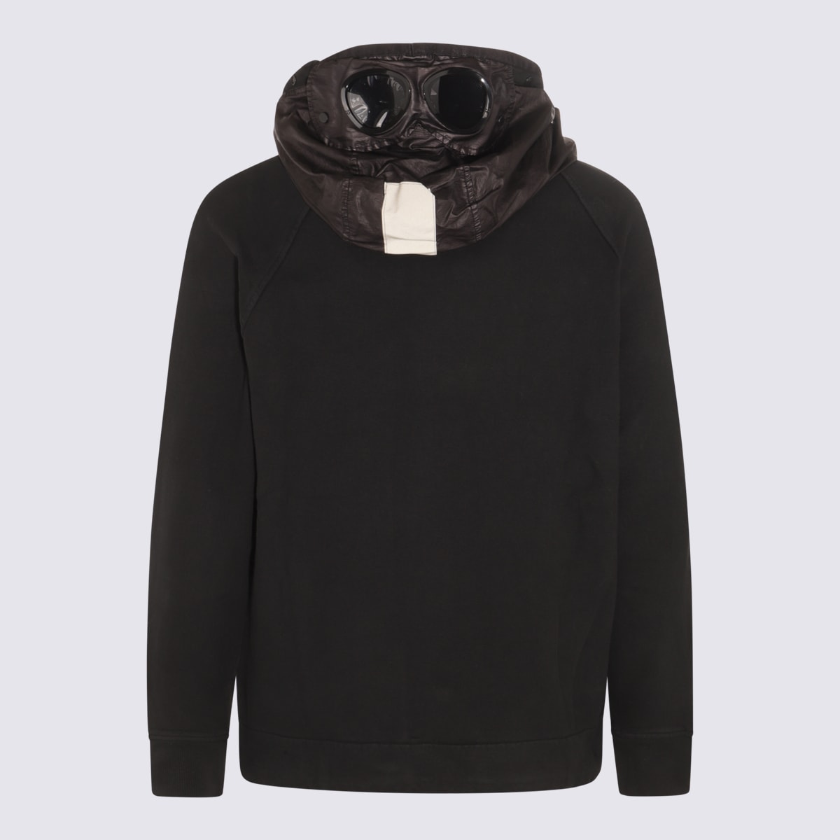 Shop C.p. Company Black Cotton Sweatshirt