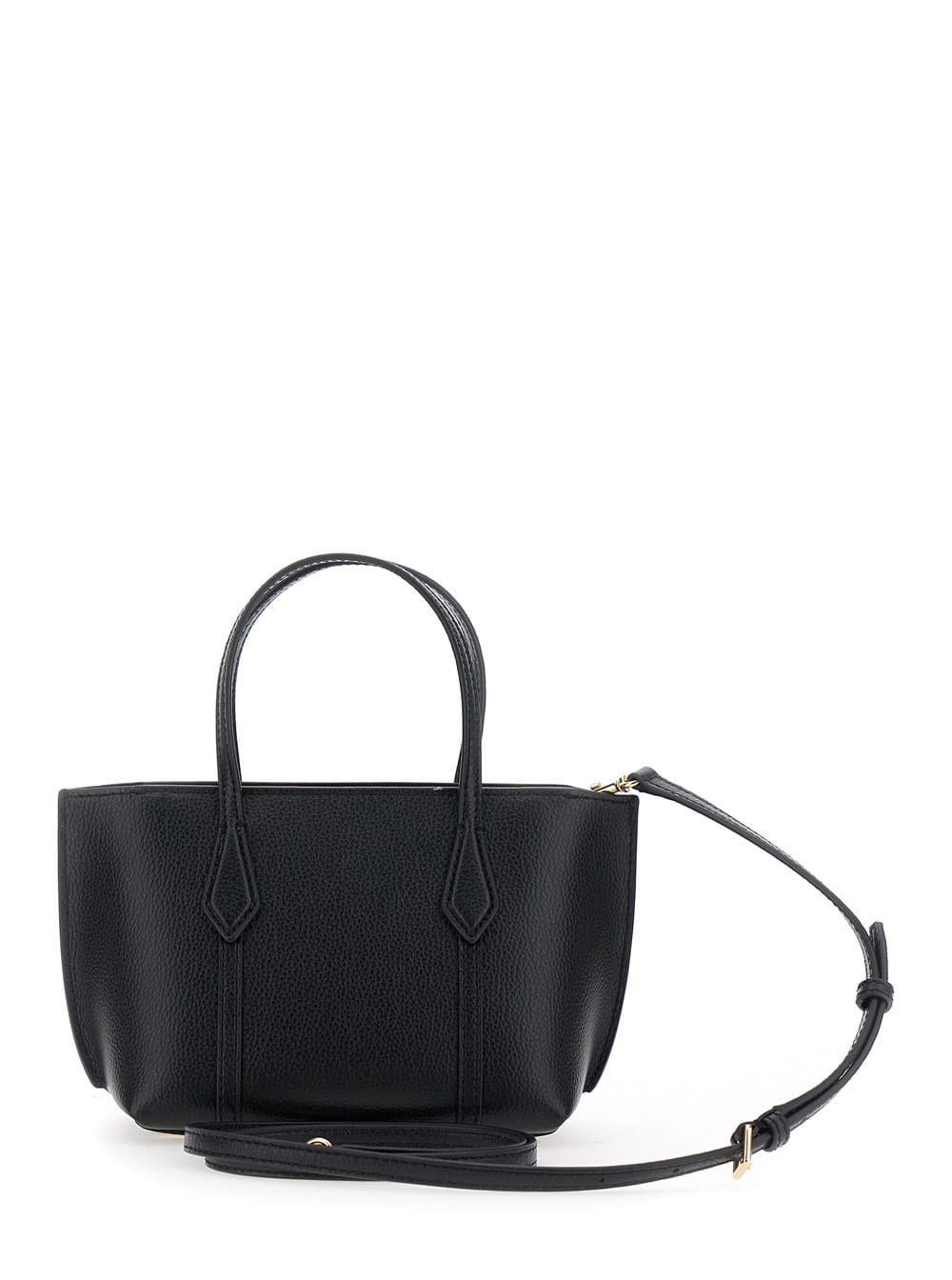 Tory Burch Mini Perry Zip-top Cross Body Bag In Black
