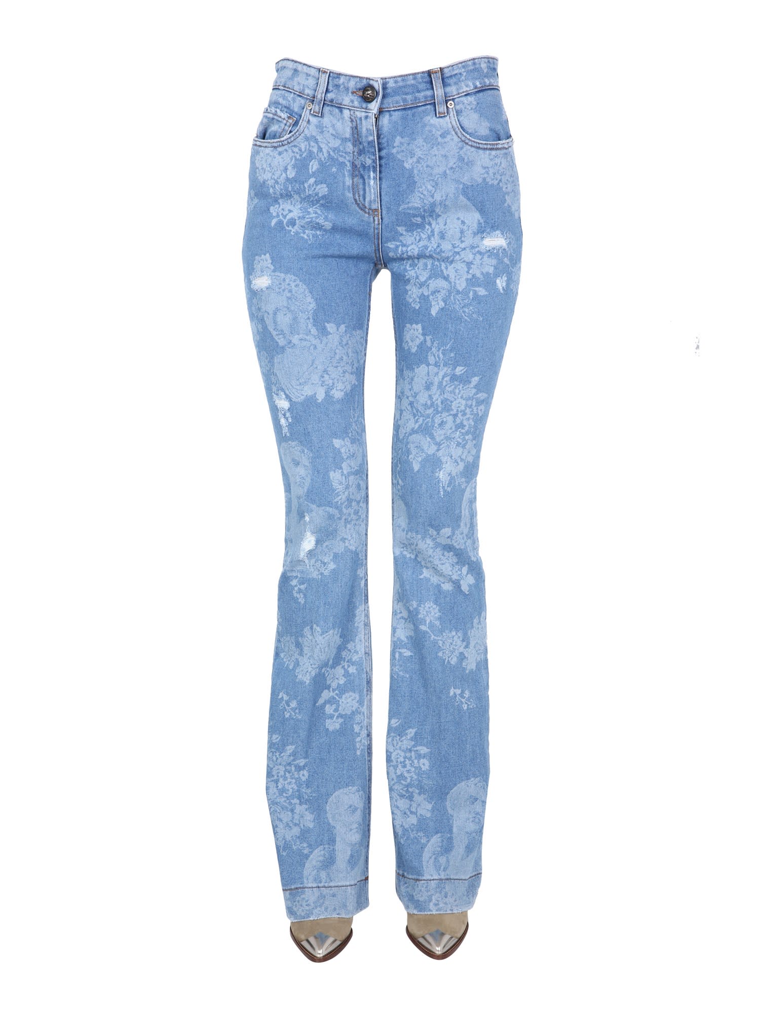 Etro Floral Print Jeans