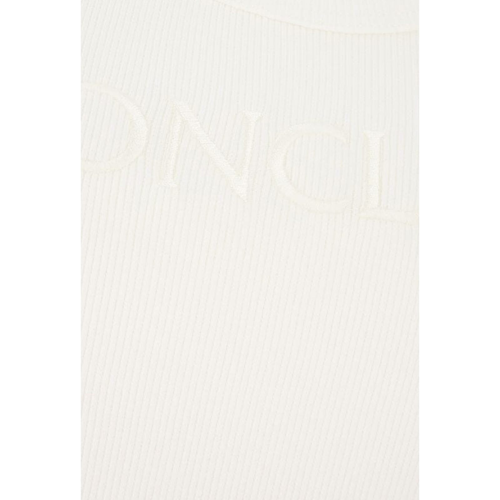 Shop Moncler Logo Tank Top In White