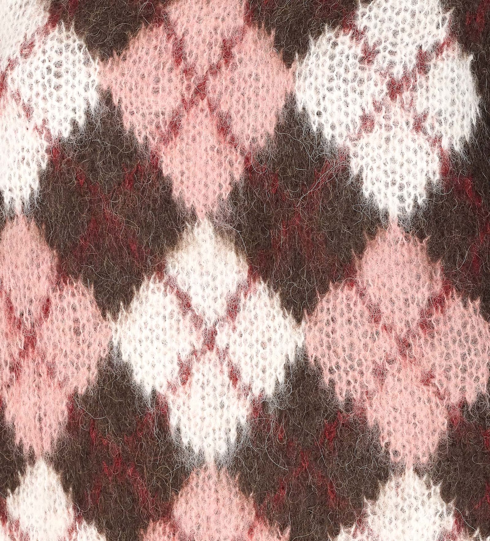 Dunst Striped Crew-neck Sweater In Brown