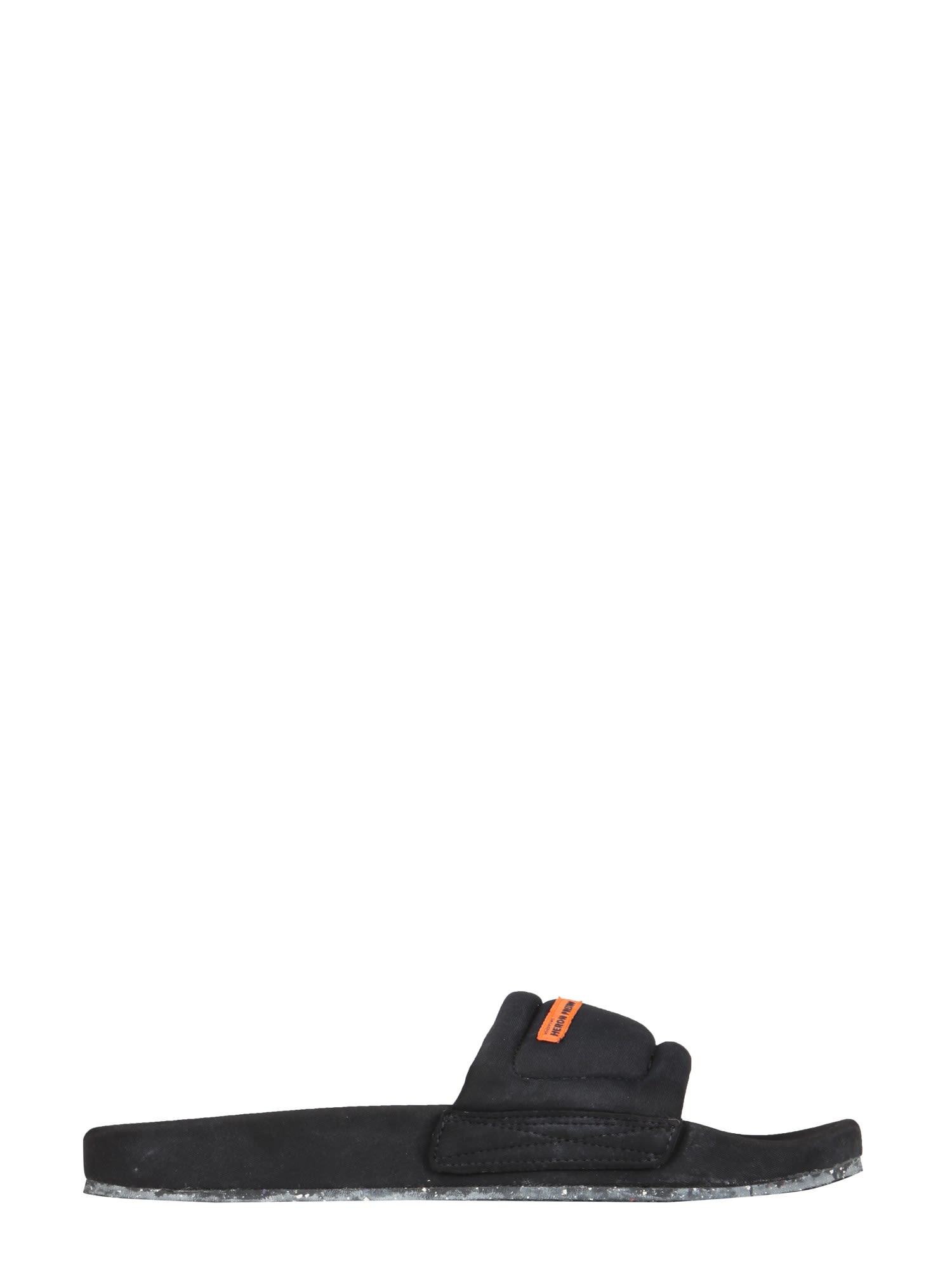 HERON PRESTON Slide Sandals With Logo Label