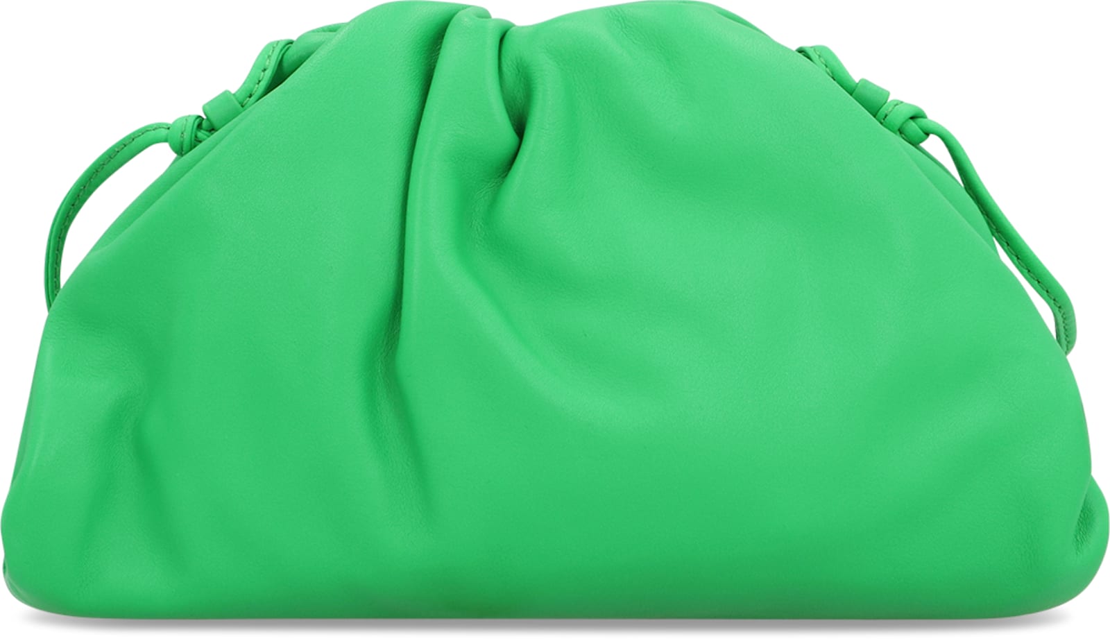 Bottega Veneta Leather Mini Pouch In Green