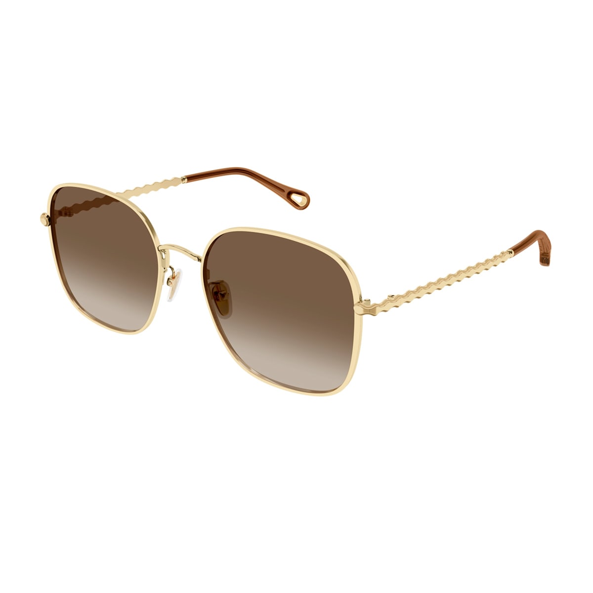 CHLOÉ CHLOÉ CH0255SK LINEA CHLOÉ 003 GOLD BROWN SUNGLASSES 