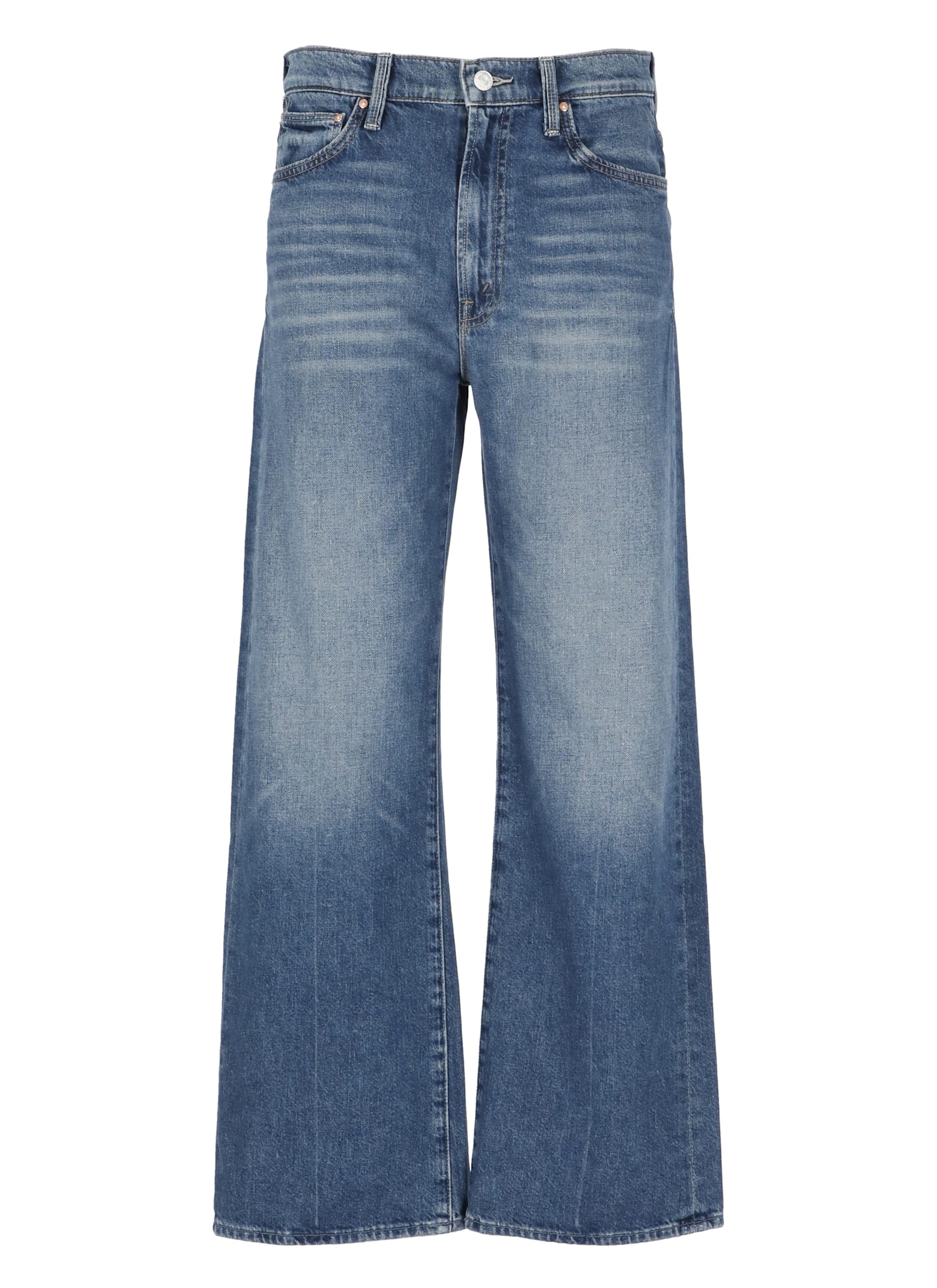 Mother Light Blue The Tomcat Roller Skimp Jeans