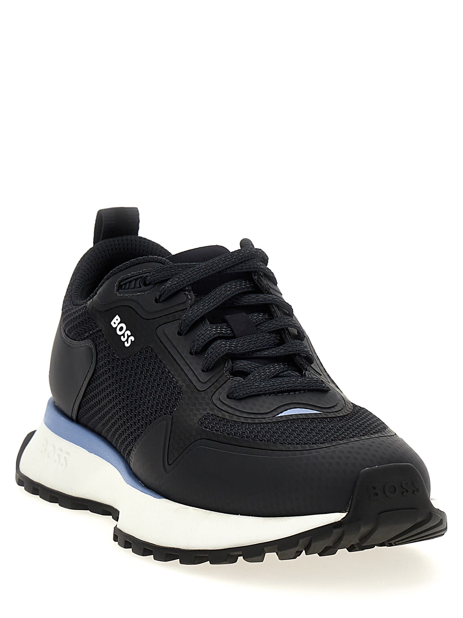 Shop Hugo Boss Jonah Sneakers In Blue