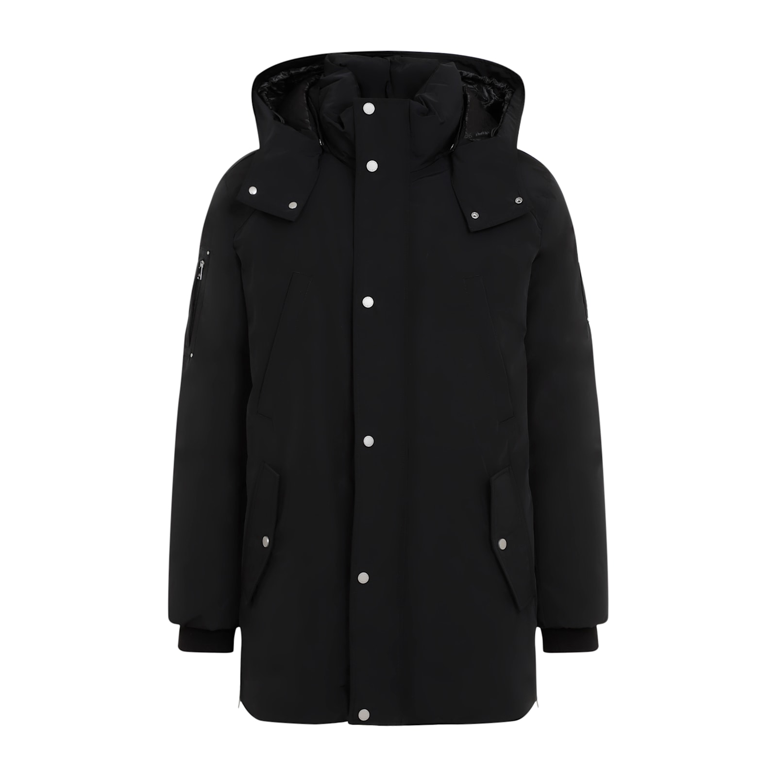 Shop Moose Knuckles Granite Peak Parka In Black