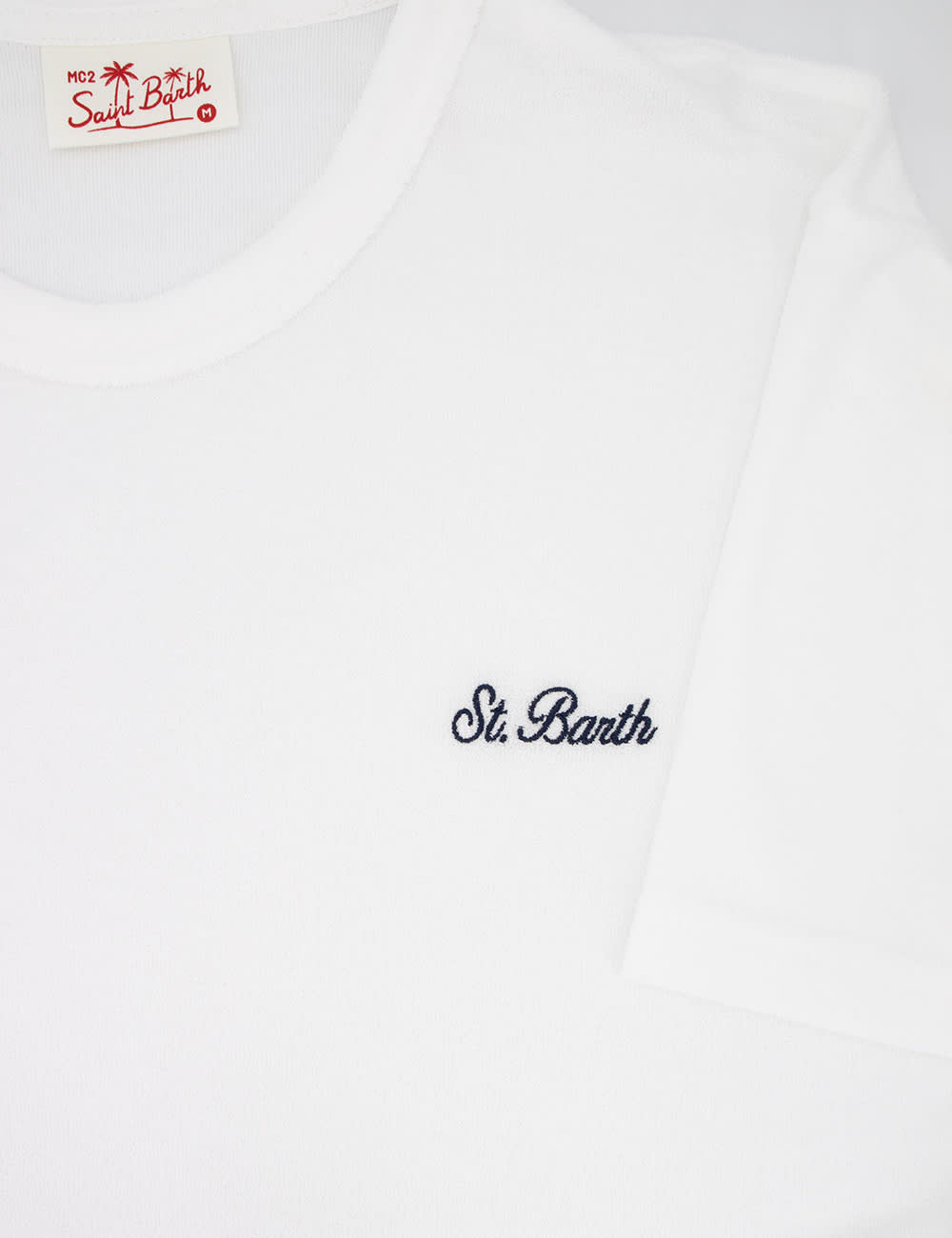 Shop Mc2 Saint Barth T-shirt In Terry Sb 01n Emb
