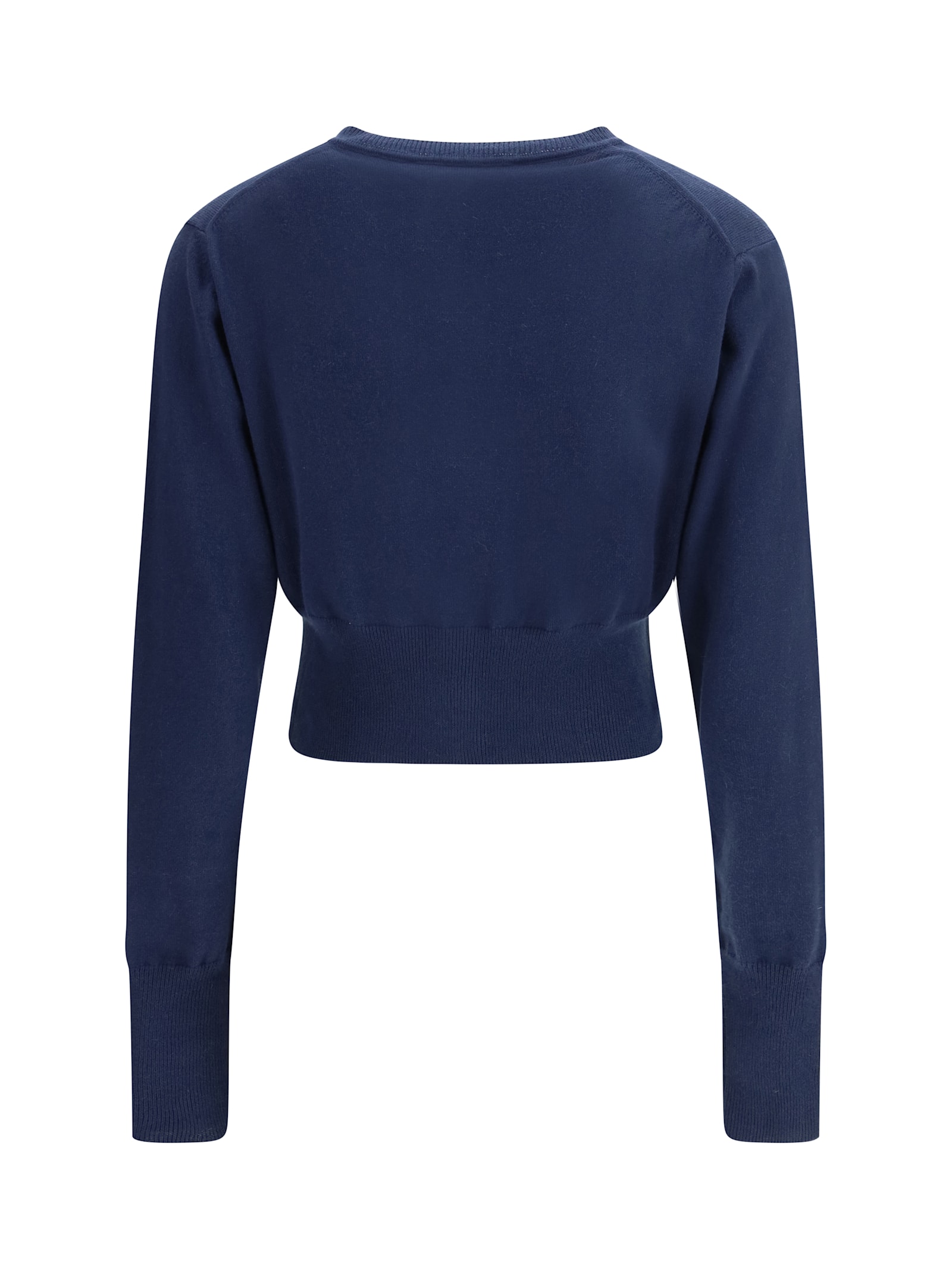 Vivienne Westwood Bea Crop Cardigan In Blue