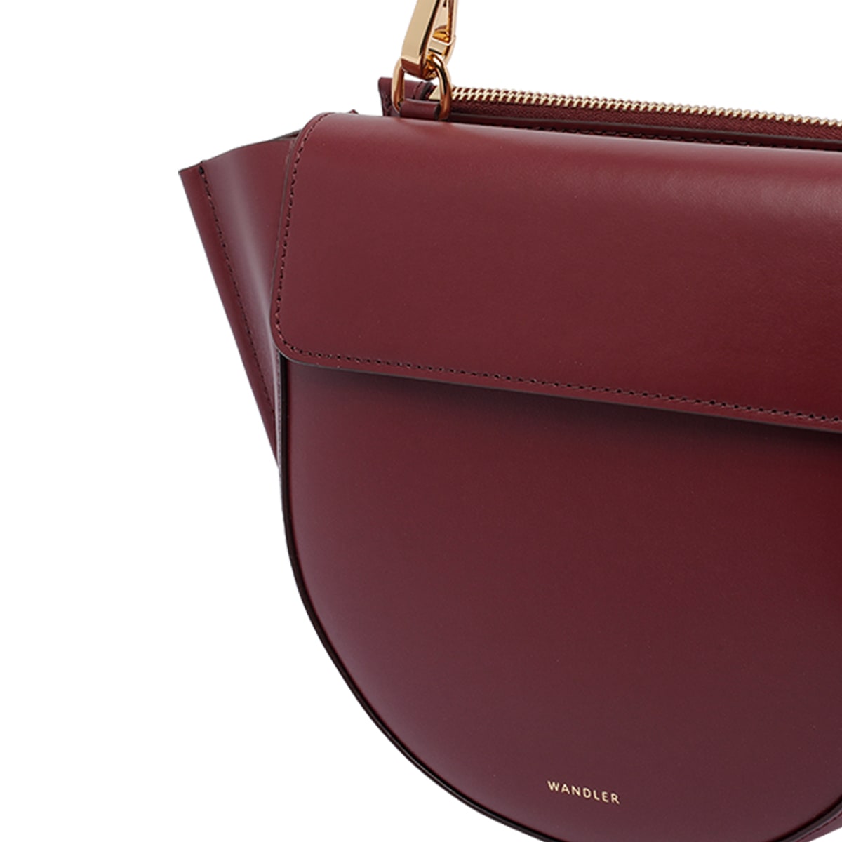 Wandler Mini Hortensia Top-handle Cross Body Bag In Red