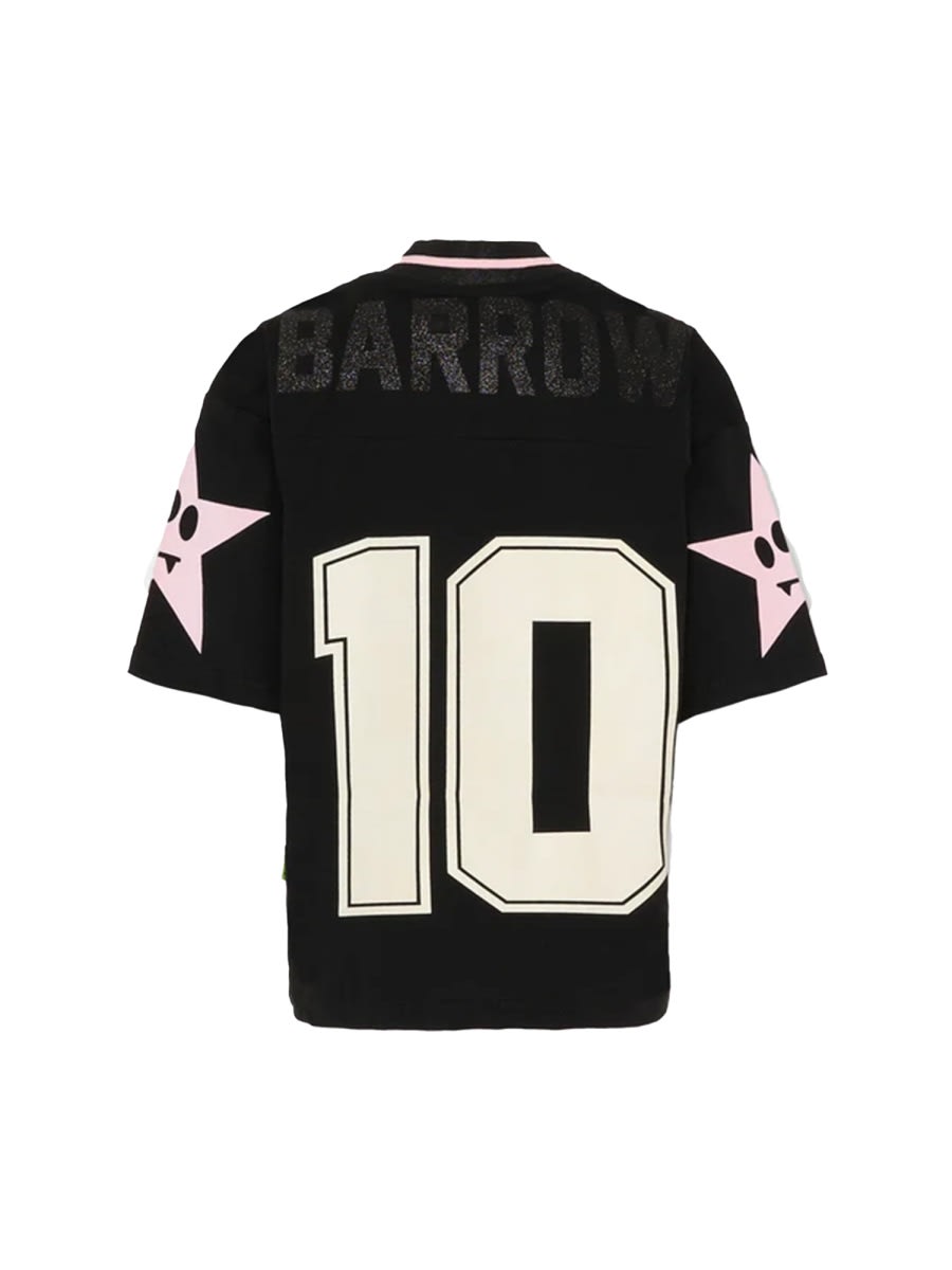 Barrow Star-graphic T-shirt In Black