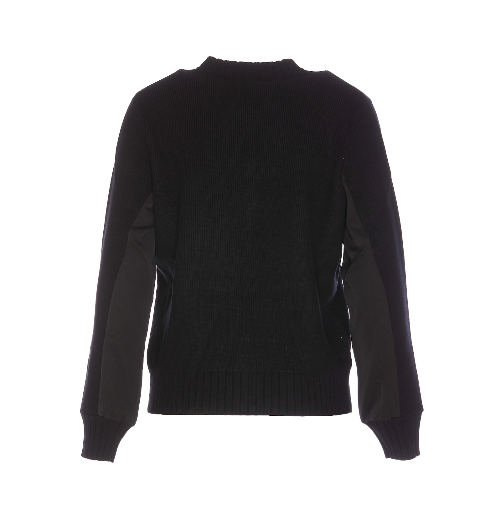 Shop Liu •jo Zipped Sweater In Black