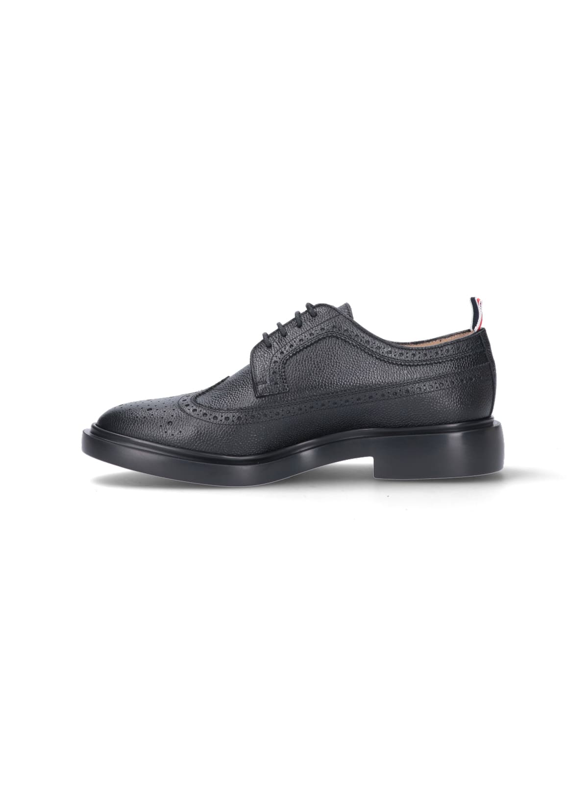 Shop Thom Browne Classic Brogue Shoes In Black