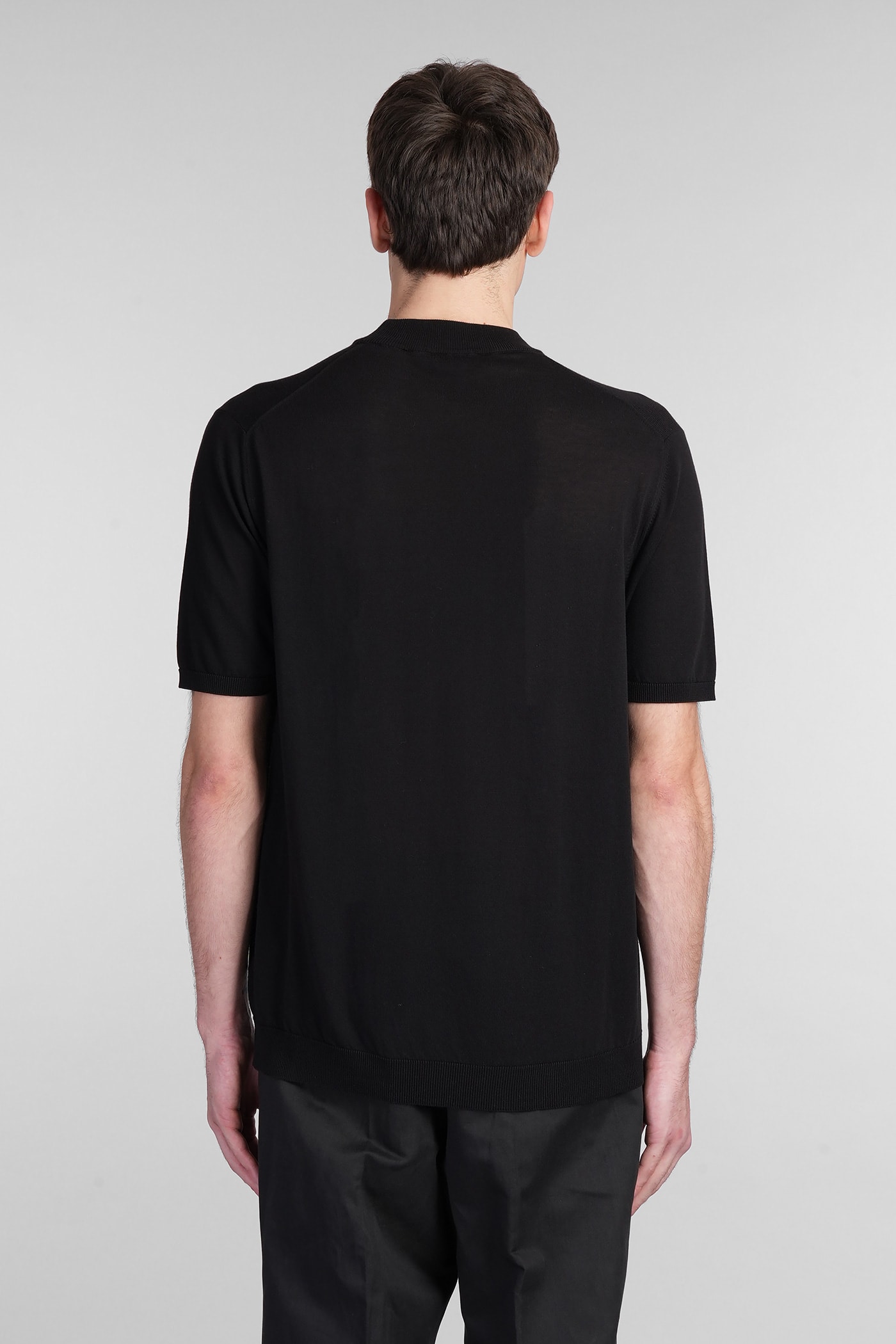 Roberto Collina Knit T-shirt In Black