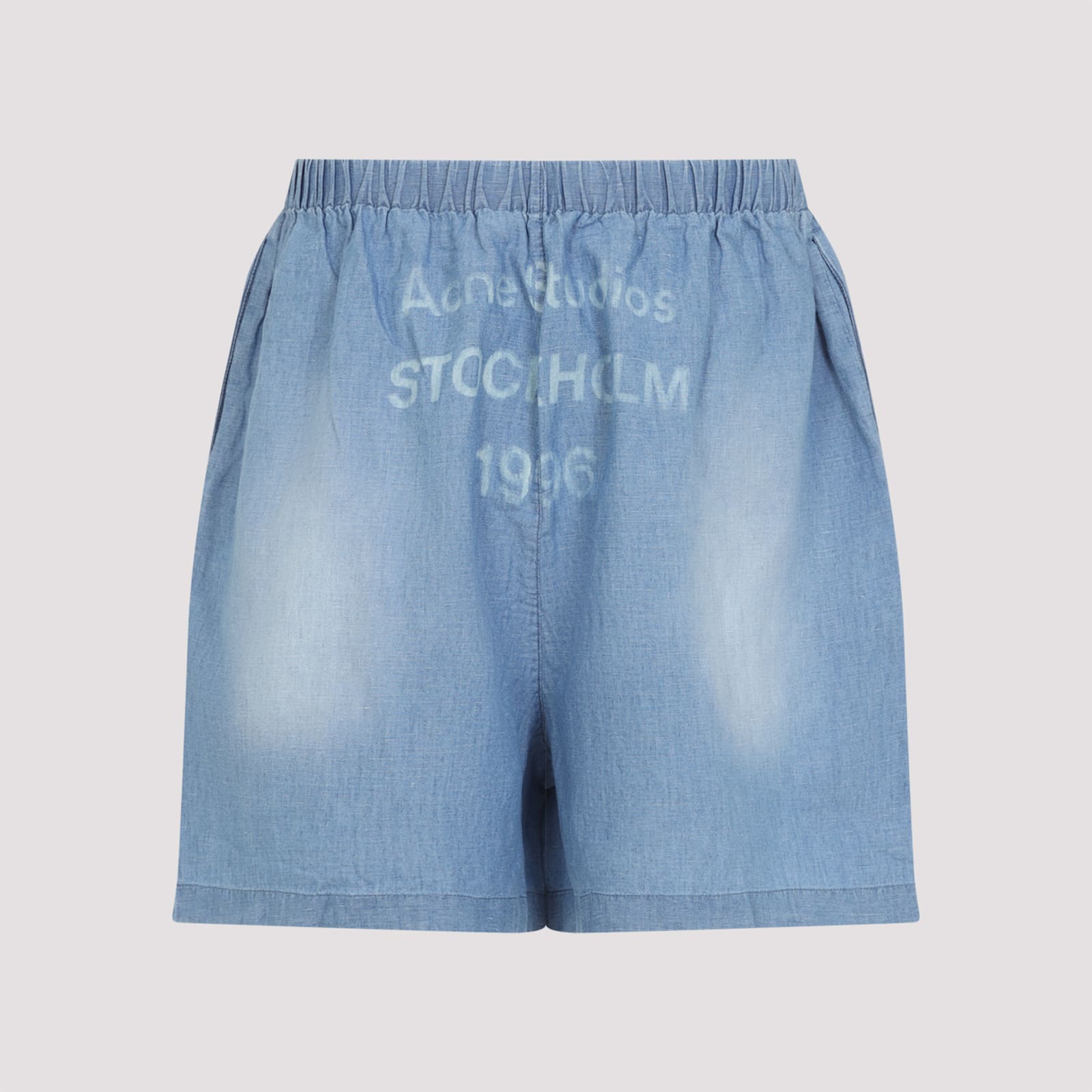 Acne Studios Acen Studios Shorts Men In Blue