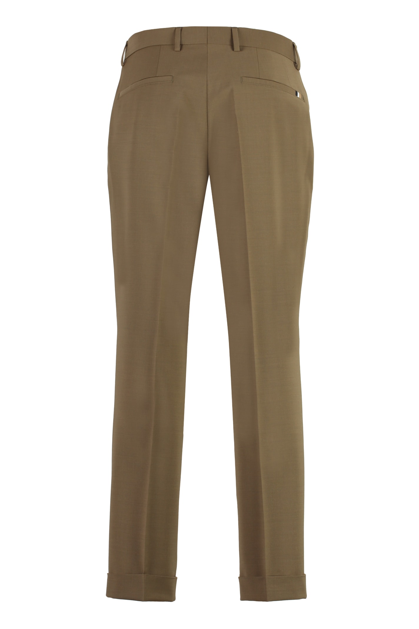 Shop Hugo Boss Slim Fit Chino Trousers In Brown