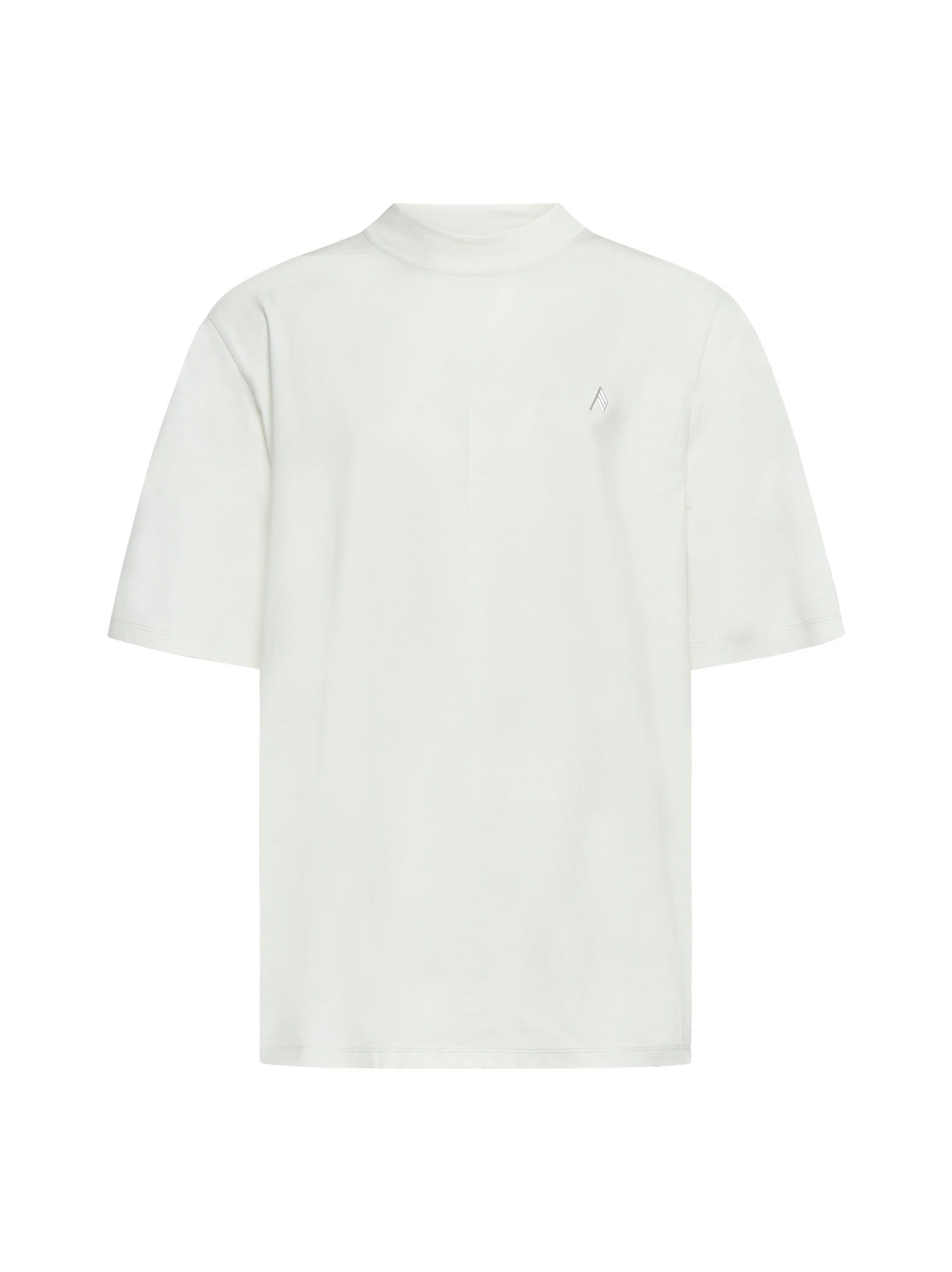 Shop Attico T-shirt In Bianco