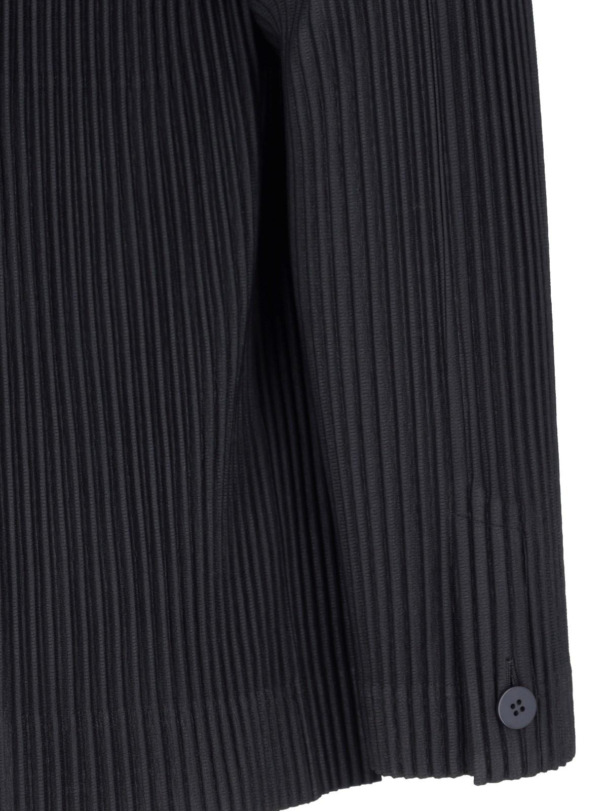 Shop Issey Miyake Tailored Pleats 1 Blazer In Black