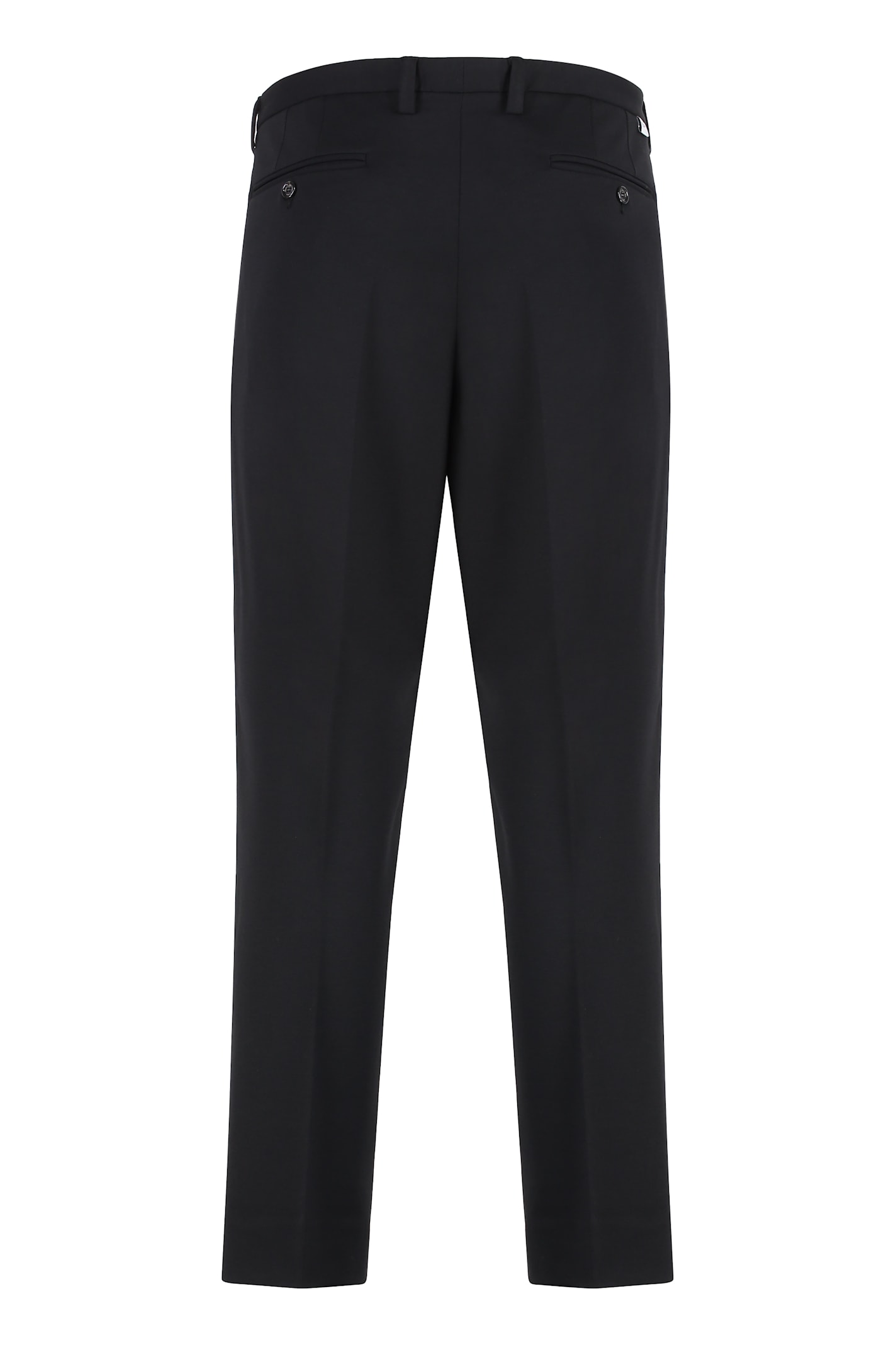 Paolo Pecora Slim Fit Chino Trousers In Black