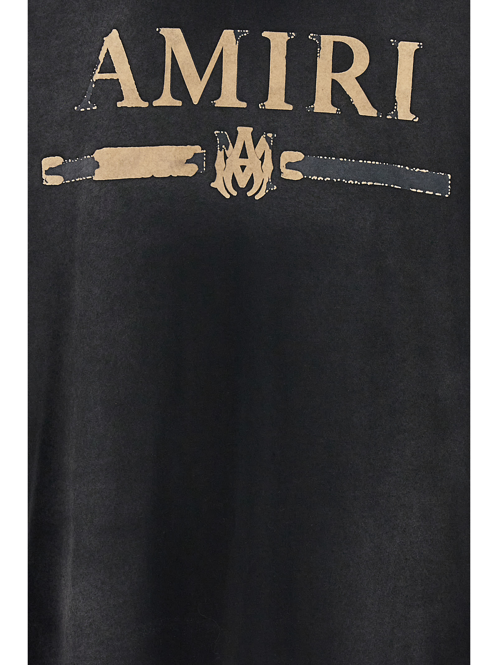 Amiri Ma Bar Applique Tee In Black | ModeSens