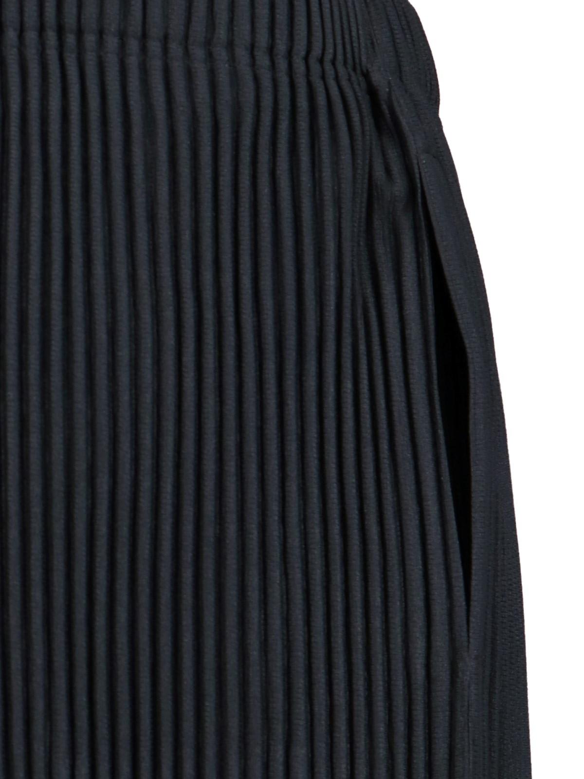 Shop Issey Miyake Pleated Pants In Black
