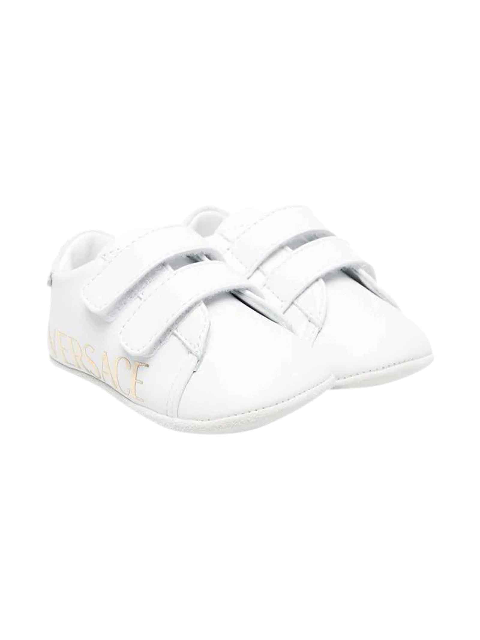 Versace White Sneakers Baby Unisex Kids