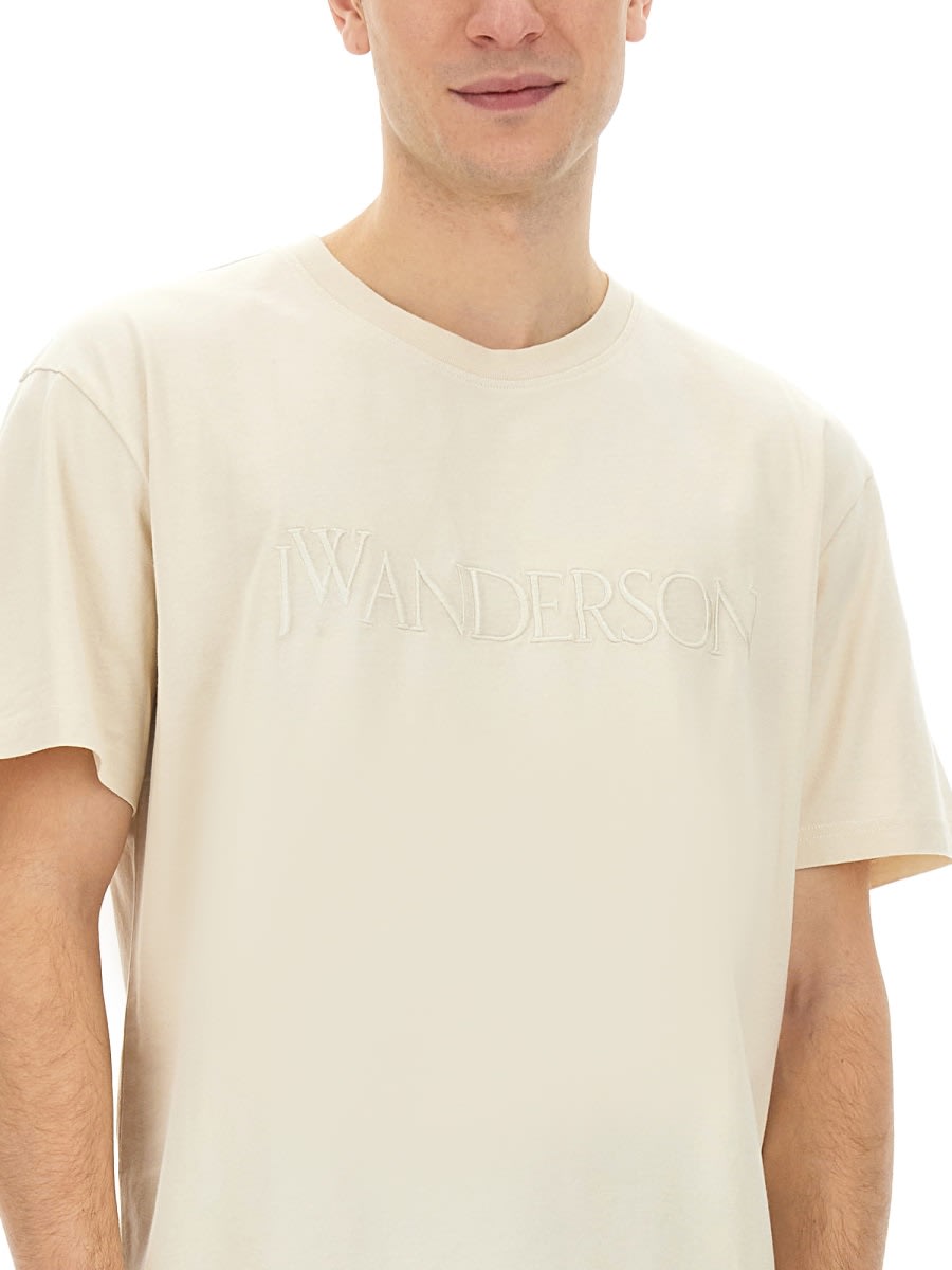 Shop Jw Anderson T-shirt With Logo