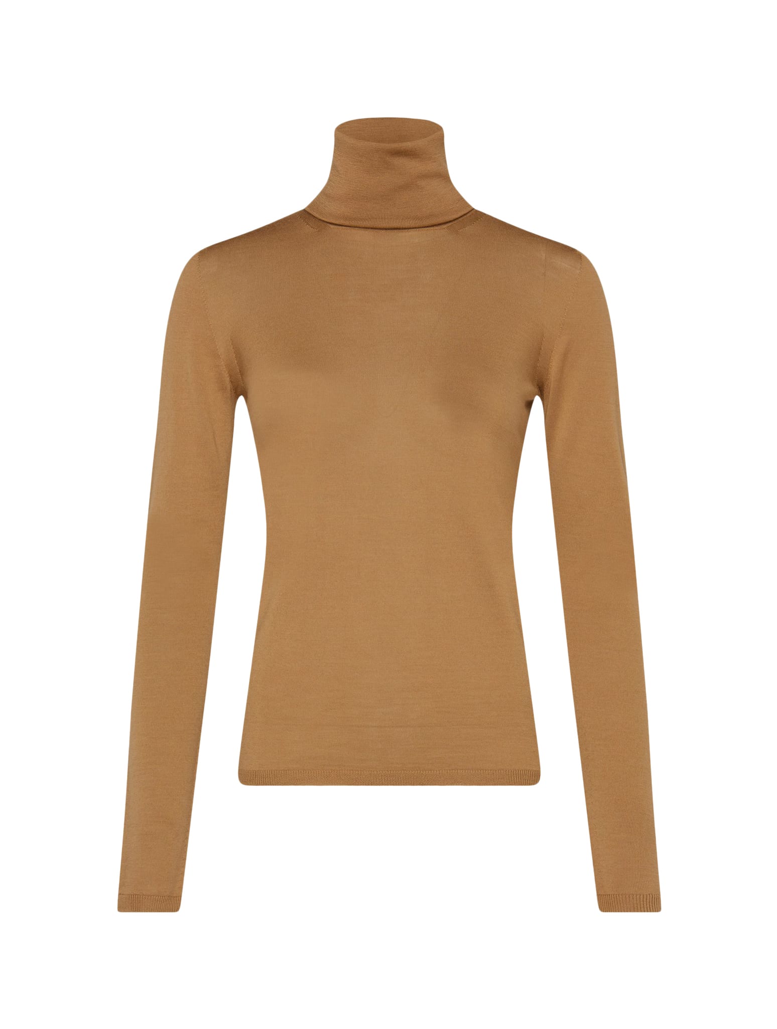 Max Mara Palos Turtleneck Sweater In Camel