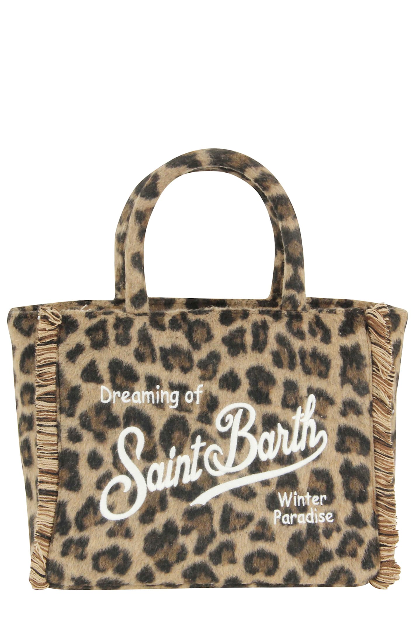 Mc2 Saint Barth Handbag With Strap In Animal Print