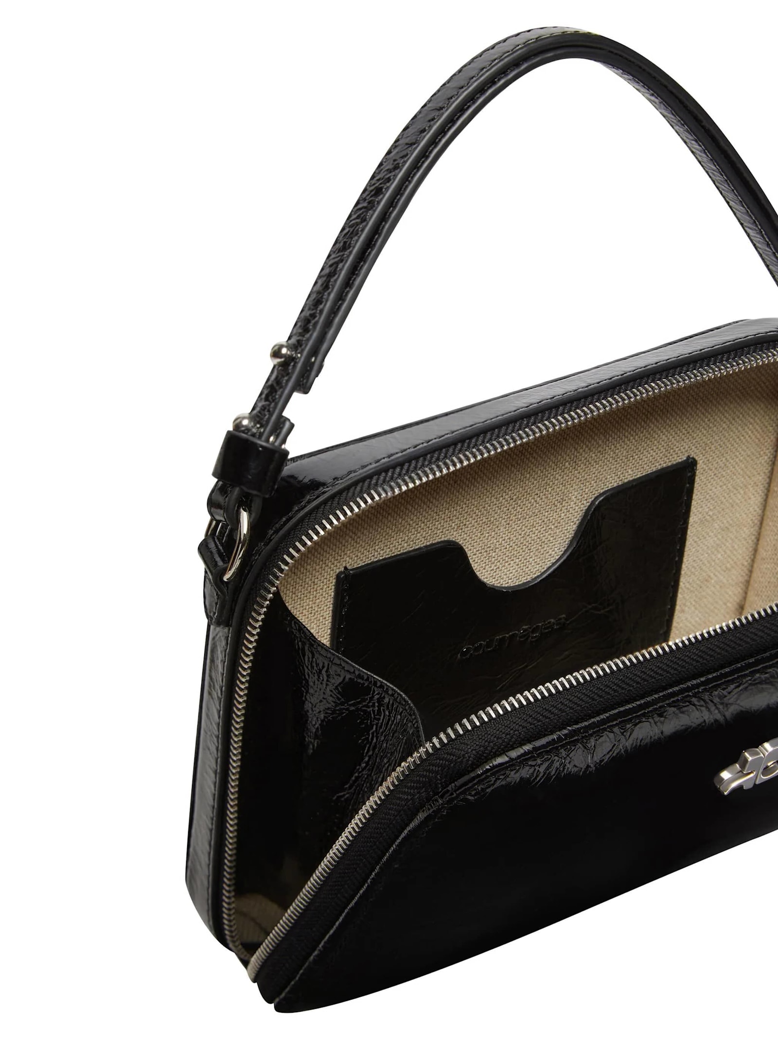 Shop Courrèges Bag In Black