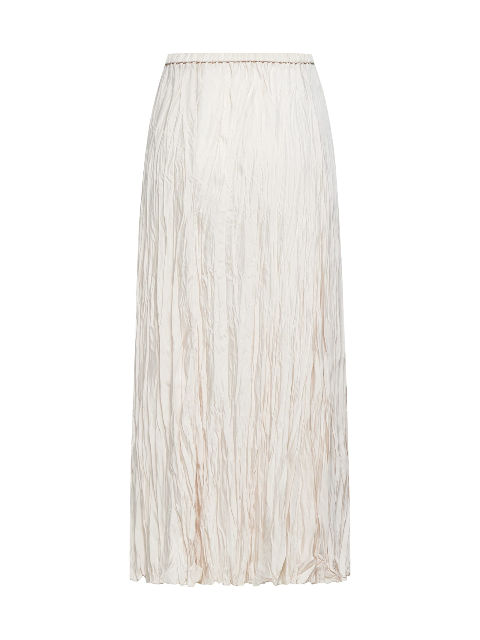 Shop Forte Forte Skirt In Ivory