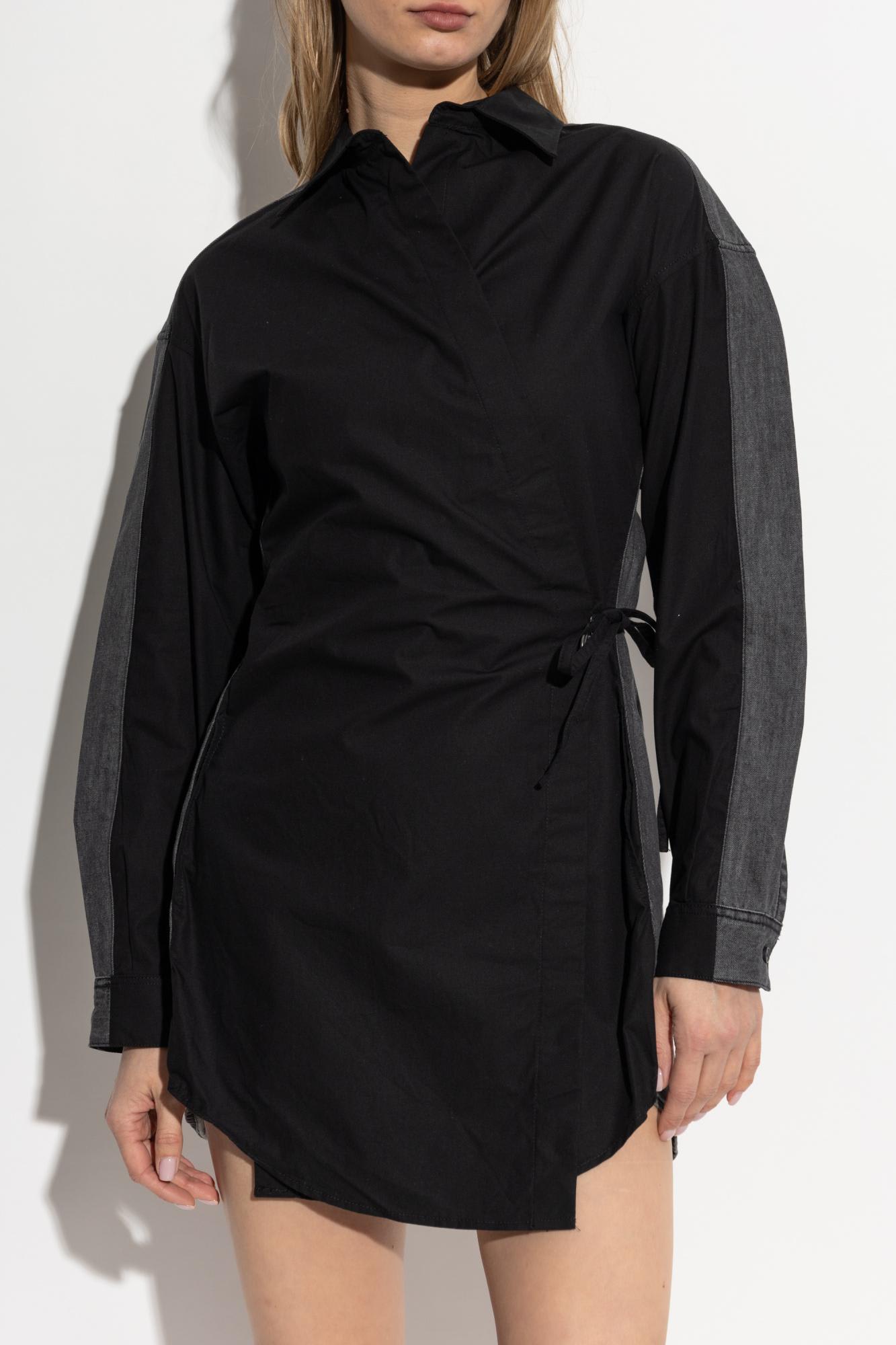 Diesel D-elphi-den Dresses Black In Black