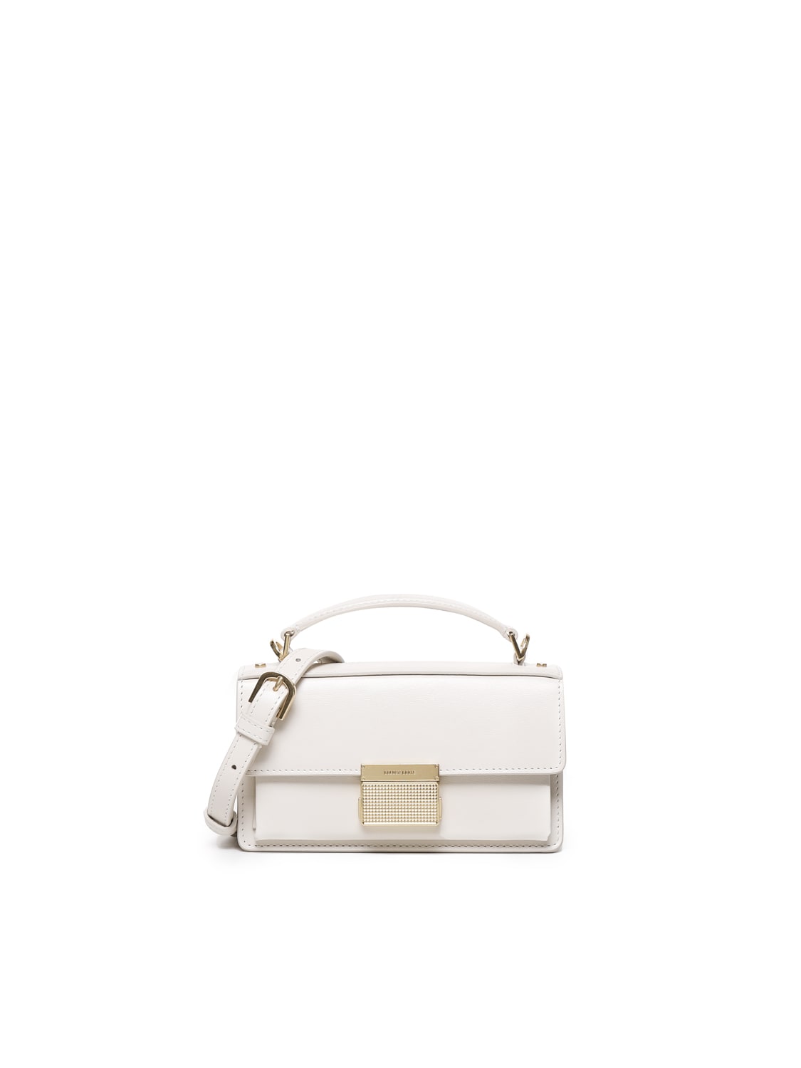 Shop Golden Goose Venezia Bag Small In White