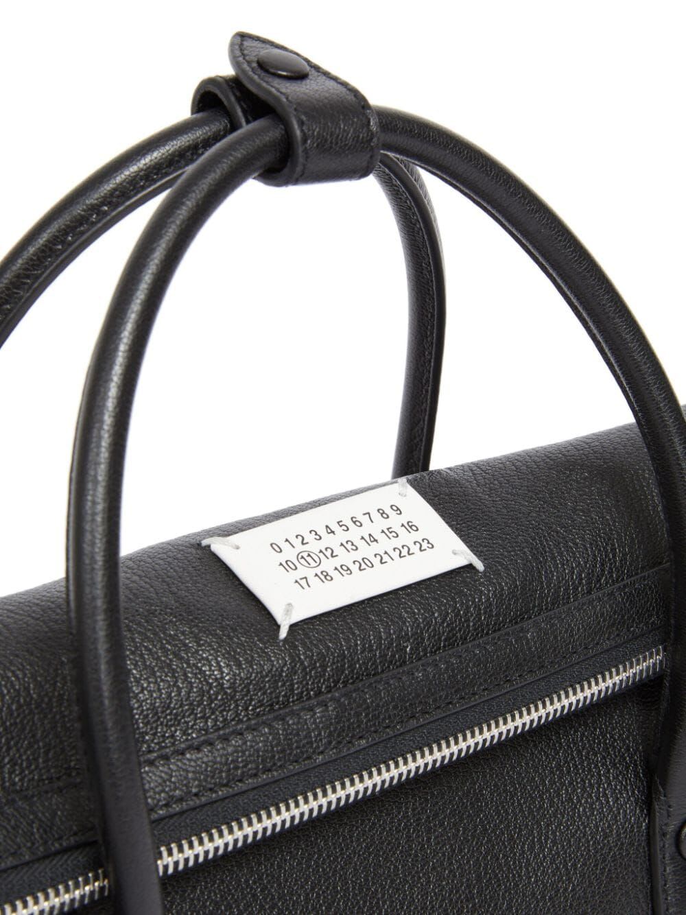 Shop Maison Margiela 5ac Handbag Est West In Black