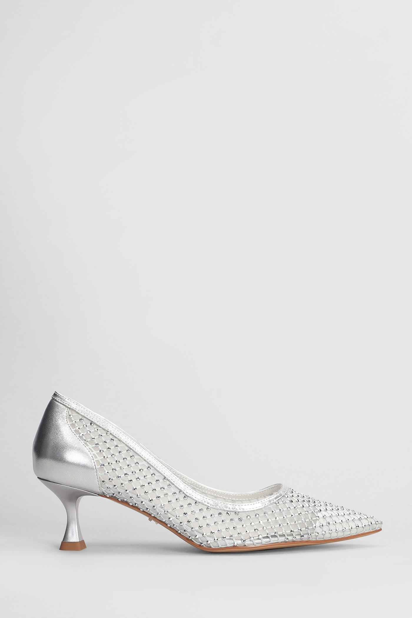 Gilda Pump 55 Pumps In Silver Leather