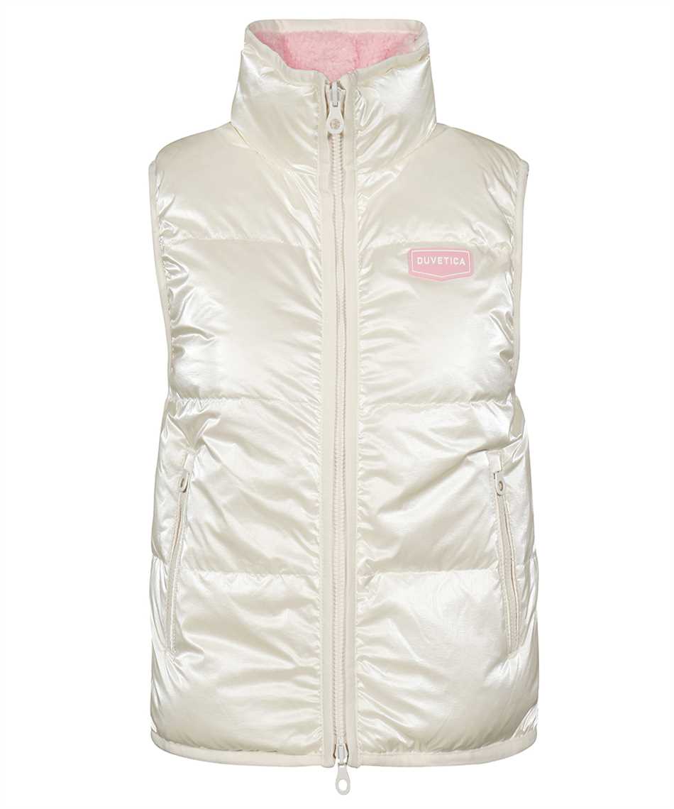 Shop Duvetica Grumium Full Zip Field Vest In White