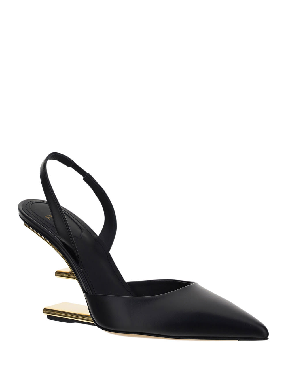 Shop Fendi First Pumps In Nero