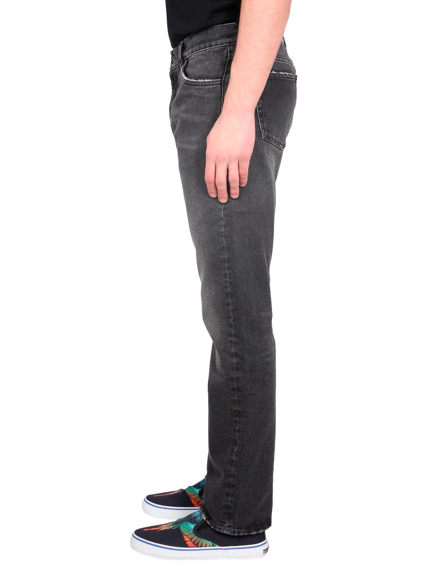Marcelo Burlon County Of Milan Marcelo Burlon Cross Jeans In Nero