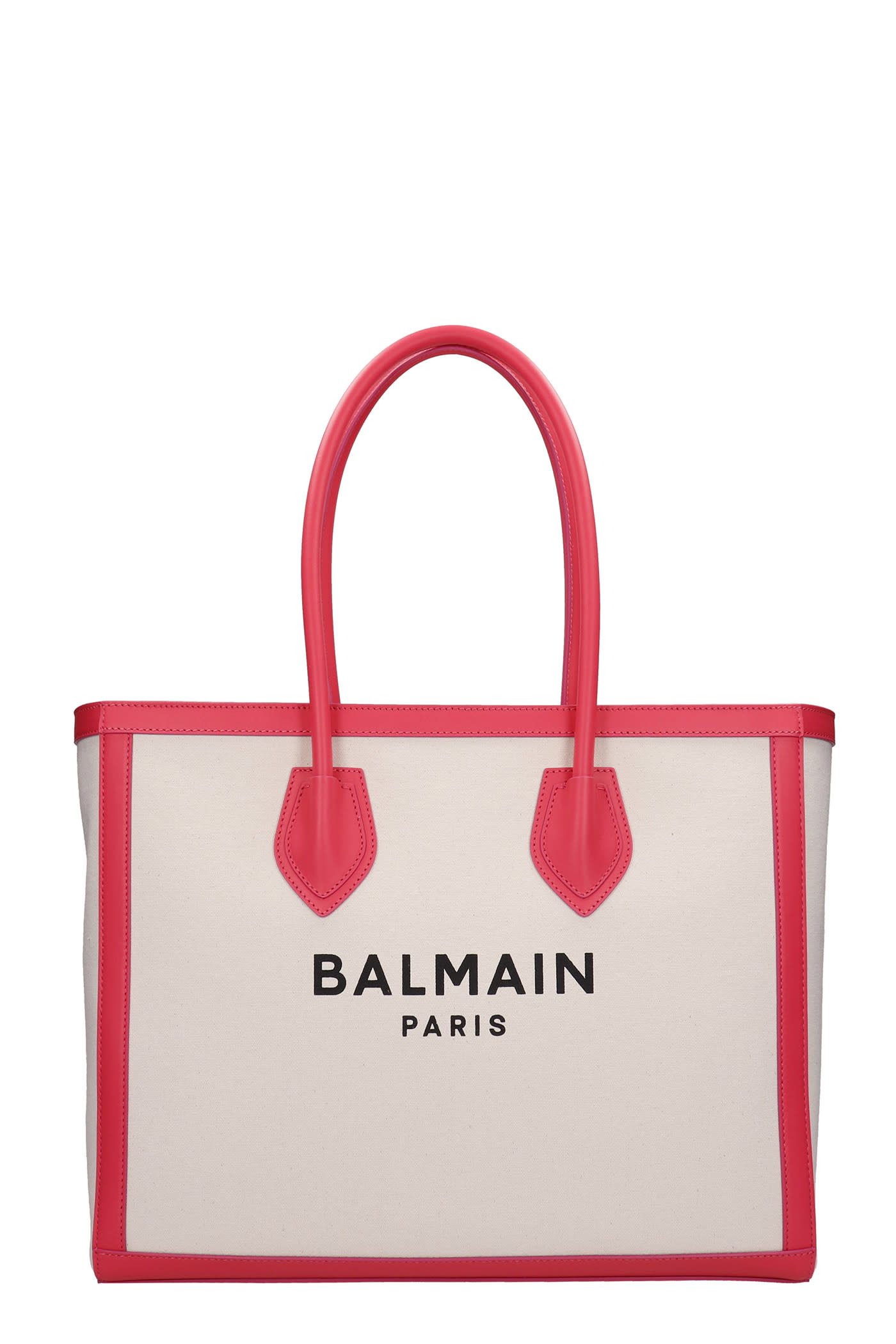 balmain canvas tote bolsa