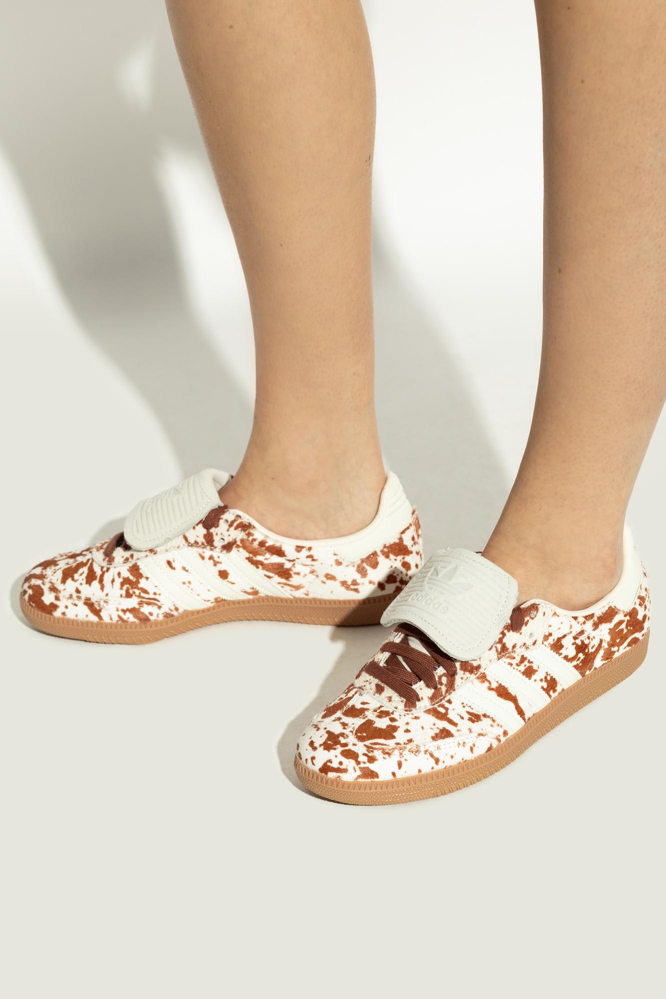 Adidas Originals Samba Lt Leather Sneakers In Animal Print