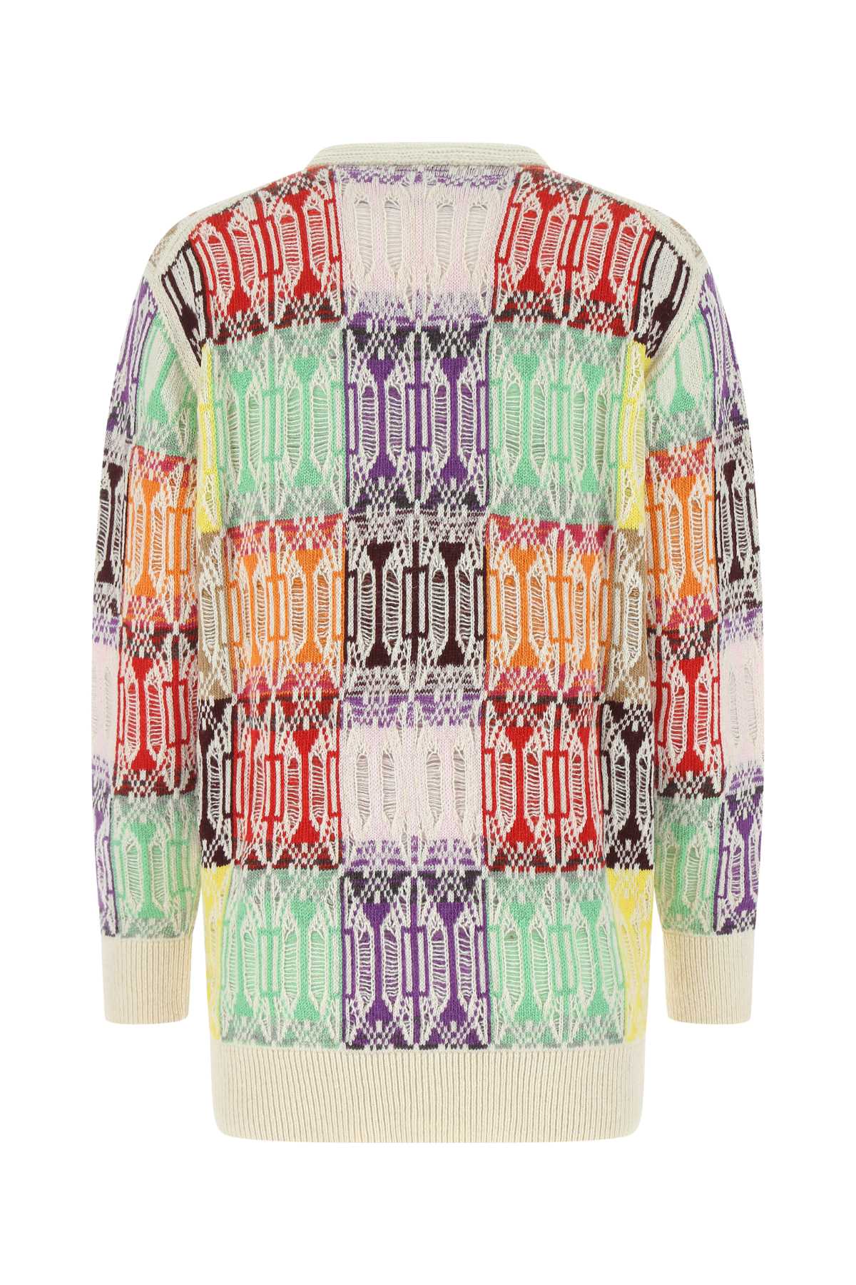 Shop Chloé Embroidered Cashmere Blend Cardigan In 9ca